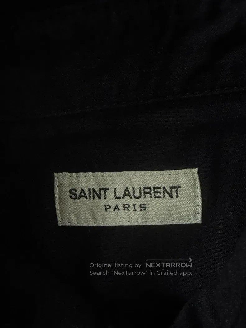 Saint Laurent Paris Saint Laurent Paris Sleeveless Frayed Western Denim Vest S Size US XS / EU 42 / 0 - 5 Thumbnail