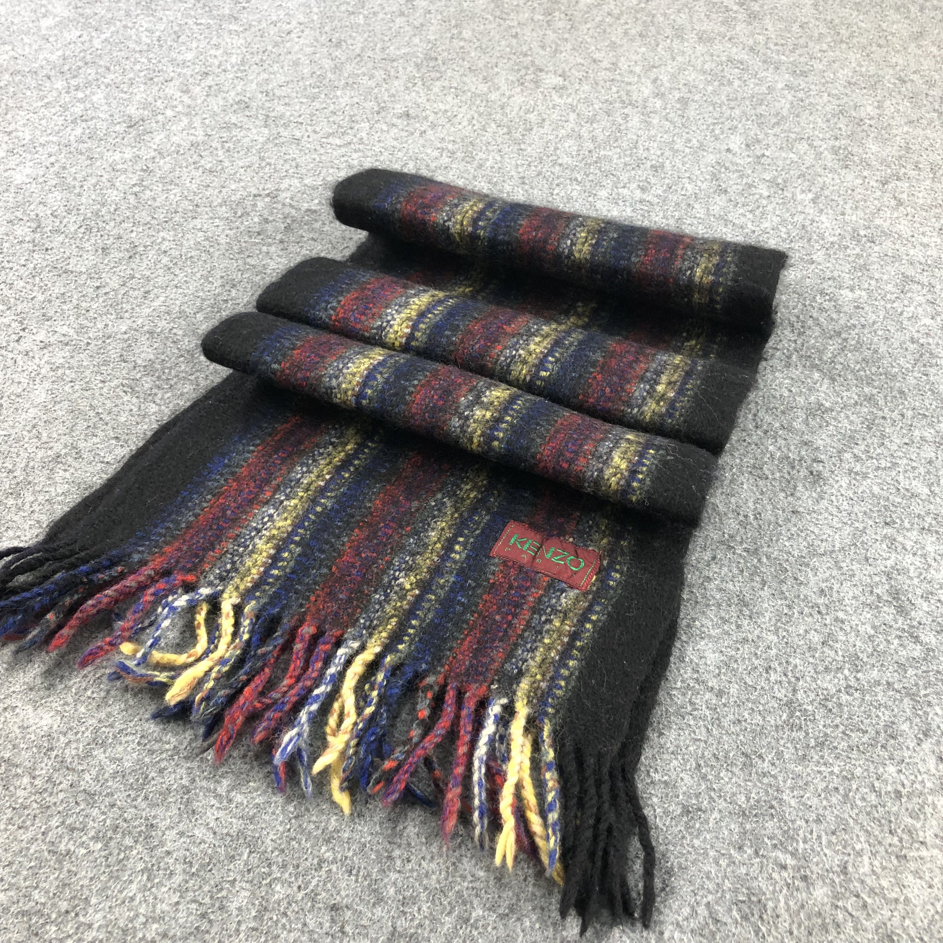 Kenzo Kenzo Wool Scarf Muffler V985 Size ONE SIZE - 3 Thumbnail