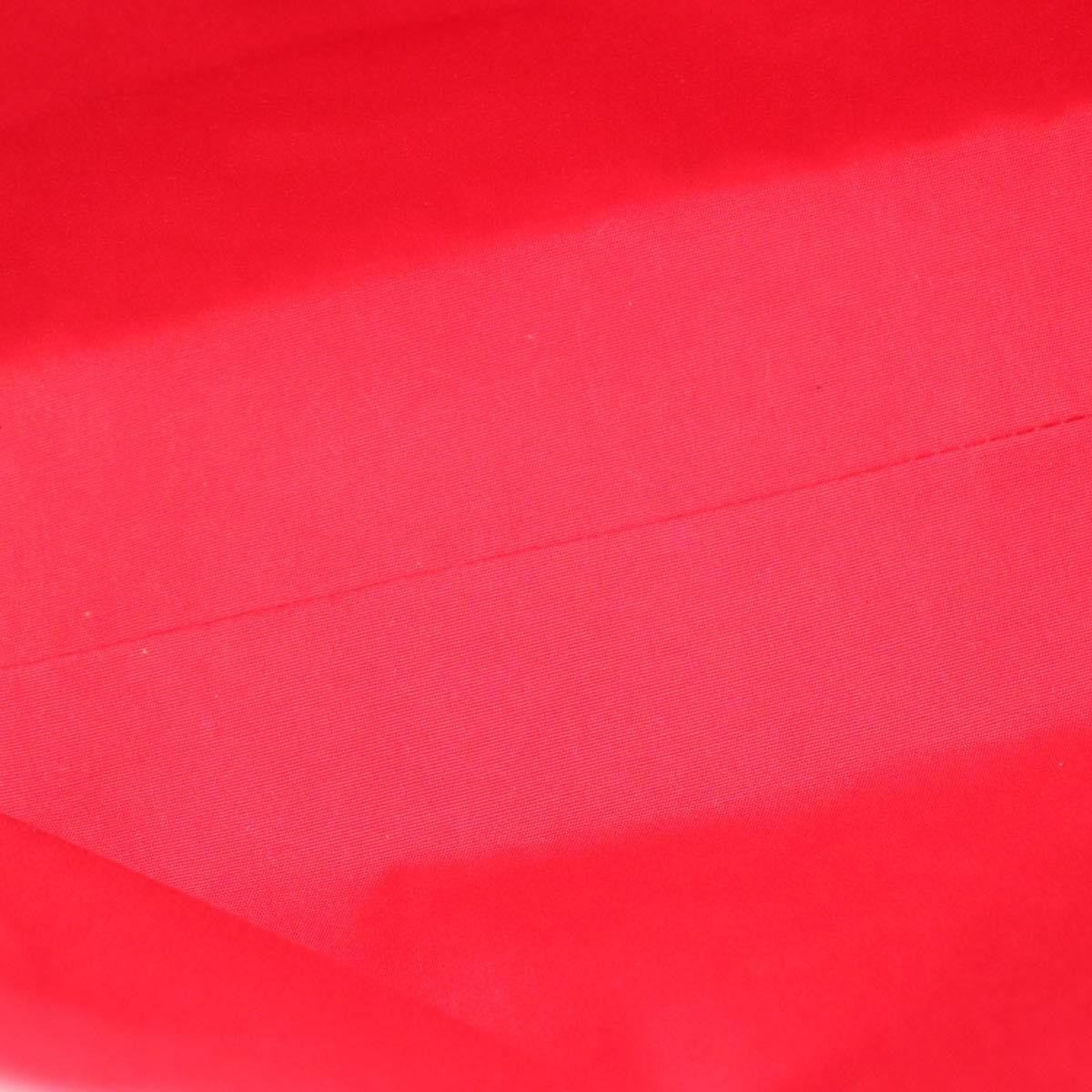 Louis Vuitton LOUIS VUITTON Monogram Vernis Reade MM Hand Bag Red Rouge Size ONE SIZE - 11 Thumbnail