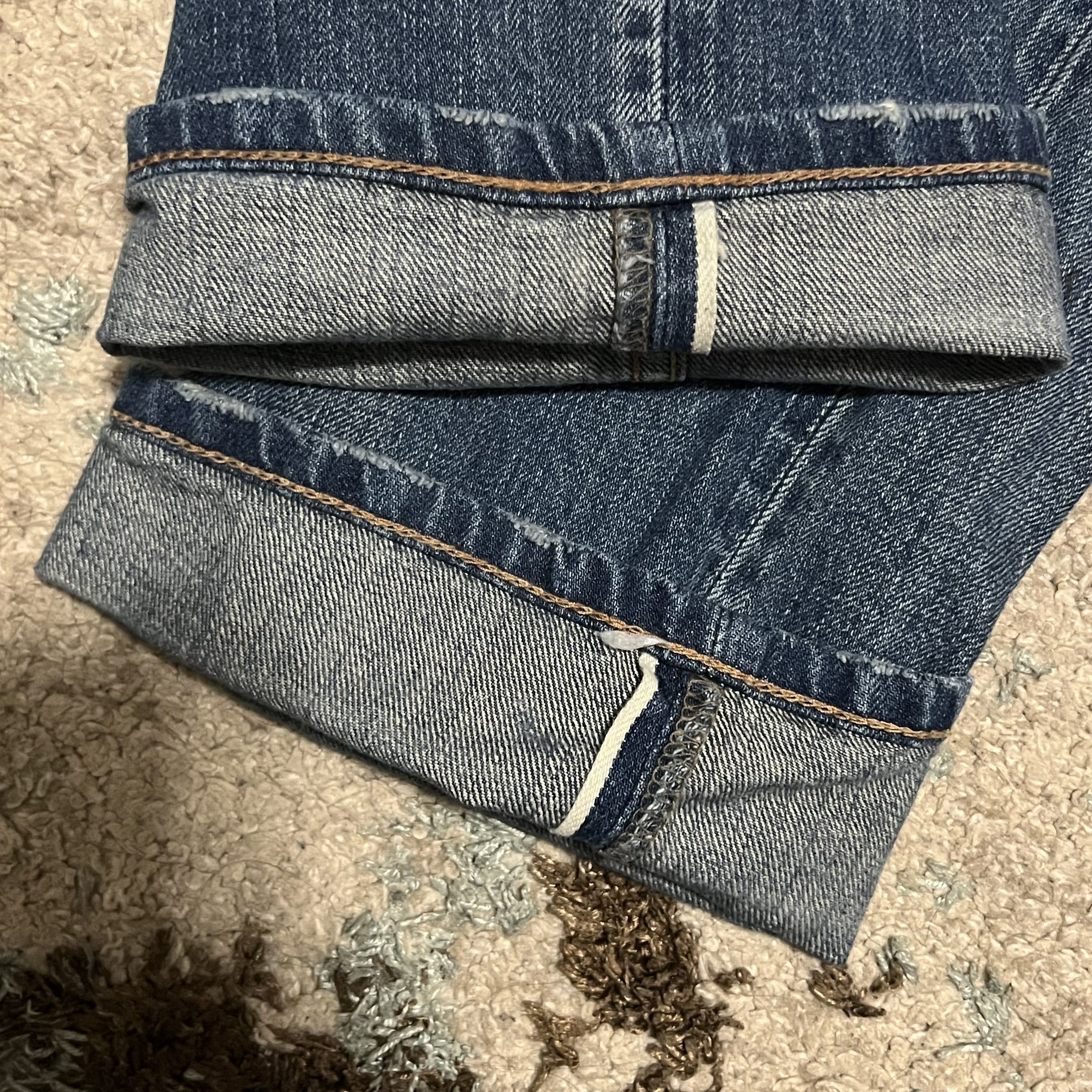 Levi's × Levi's Vintage Clothing Levis Vintage Clothing LVC 504 Straight Selvedge Jeans 30x31 Size US 30 / EU 46 - 12 Thumbnail