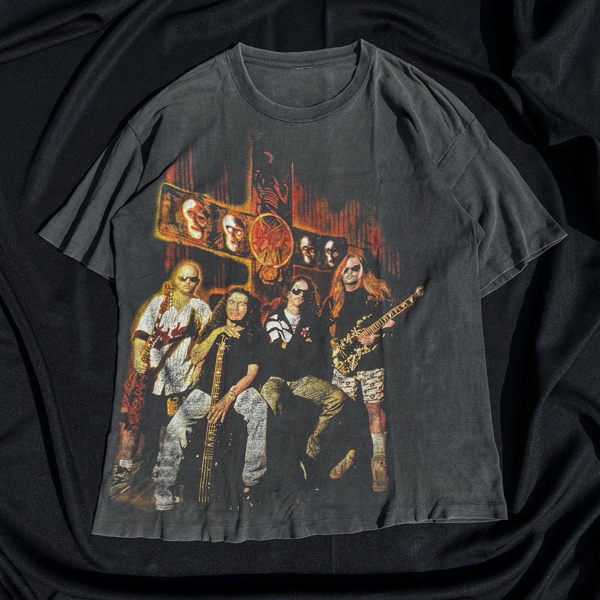 Band Tees Slayer Bootleg 90s Size US L / EU 52-54 / 3 - 1 Thumbnail