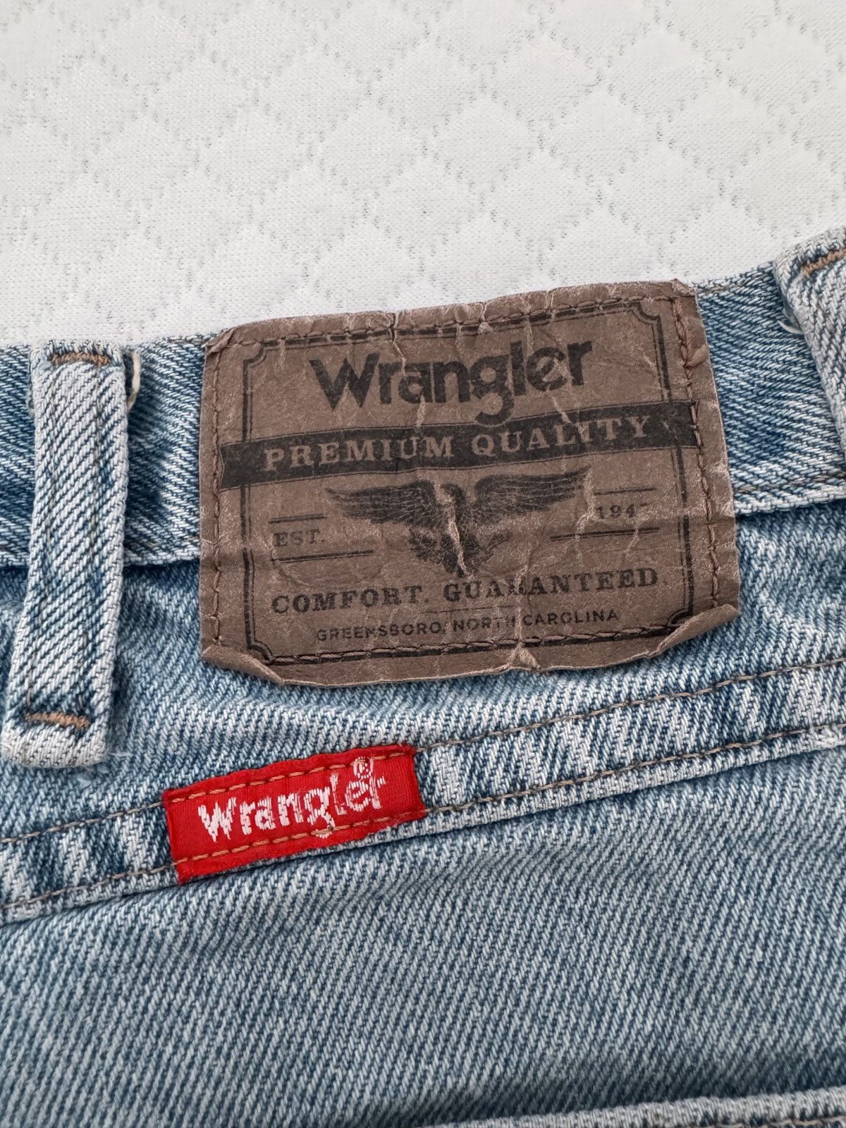 Wrangler vintage faded wrangler denim Size US 38 / EU 54 - 3 Thumbnail