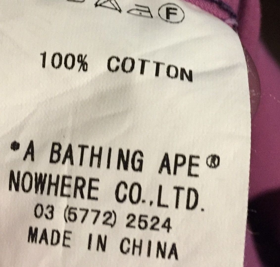 Bape Bape purple camo long sleeve button up shirt Size S / US 4 / IT 40 - 6 Thumbnail
