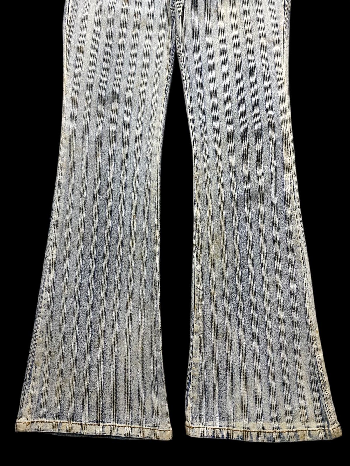 Japanese Brand Rare vintage Y2K P.M. Pantomime blue flare jeans jeans Size US 28 / EU 44 - 5 Thumbnail