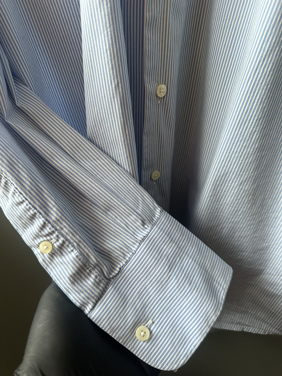 Suitsupply Suitsupply Stripped Dress Shirt Size US M / EU 48-50 / 2 - 4 Thumbnail