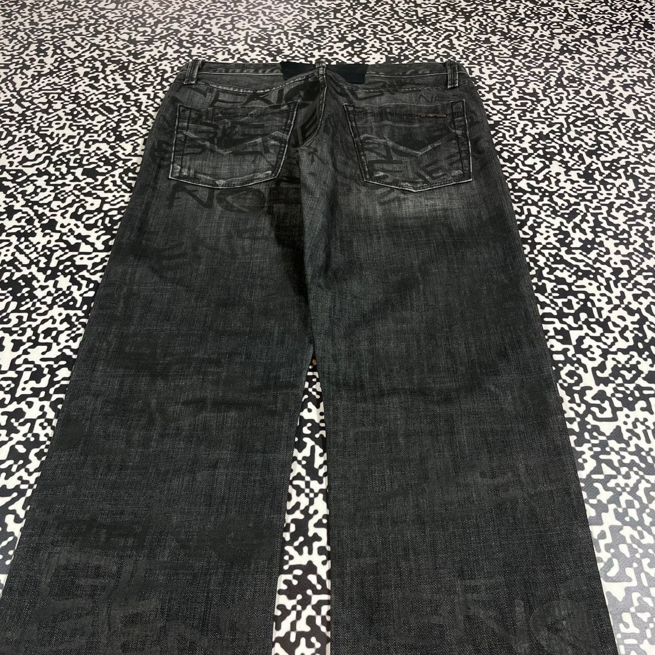 Energie Vintage Y2K Energie Miss Sixty Monogram Avant Garde Jeans Size US 34 / EU 50 - 6 Thumbnail