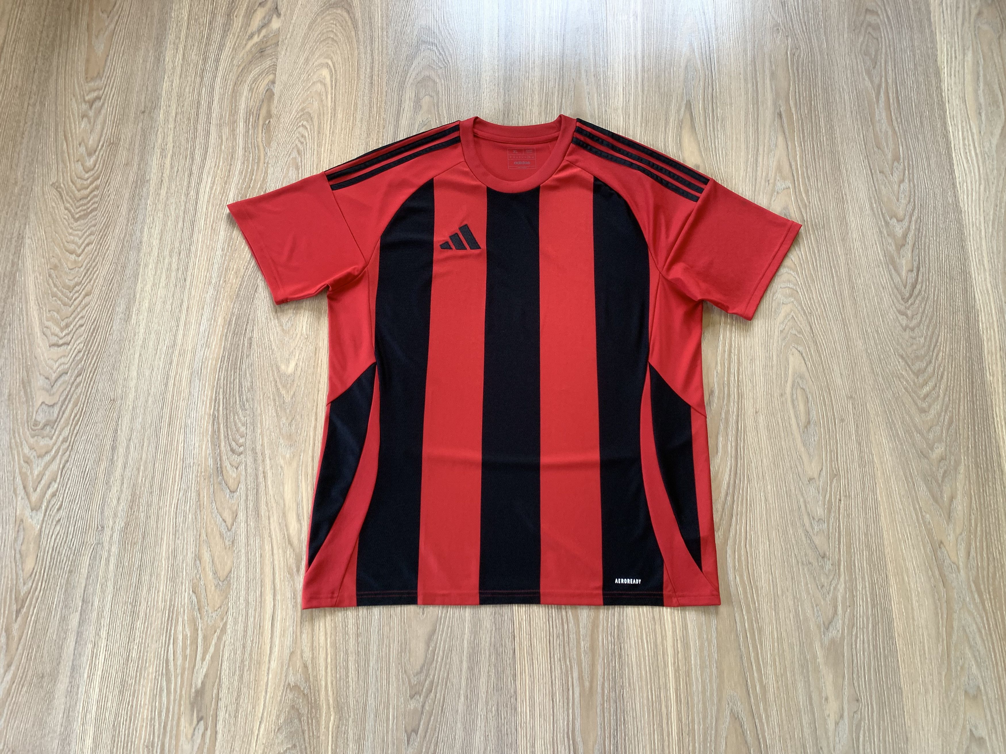 Adidas Adidas Aeroready Slim Fit Striped Training T Shirt Size US XL / EU 56 / 4 - 1 Thumbnail
