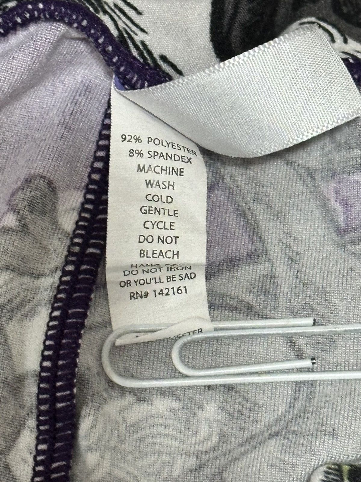 Other LulaRoe Womens Purple Stretchy Pants Size 28" / US 6 / IT 42 - 8 Thumbnail
