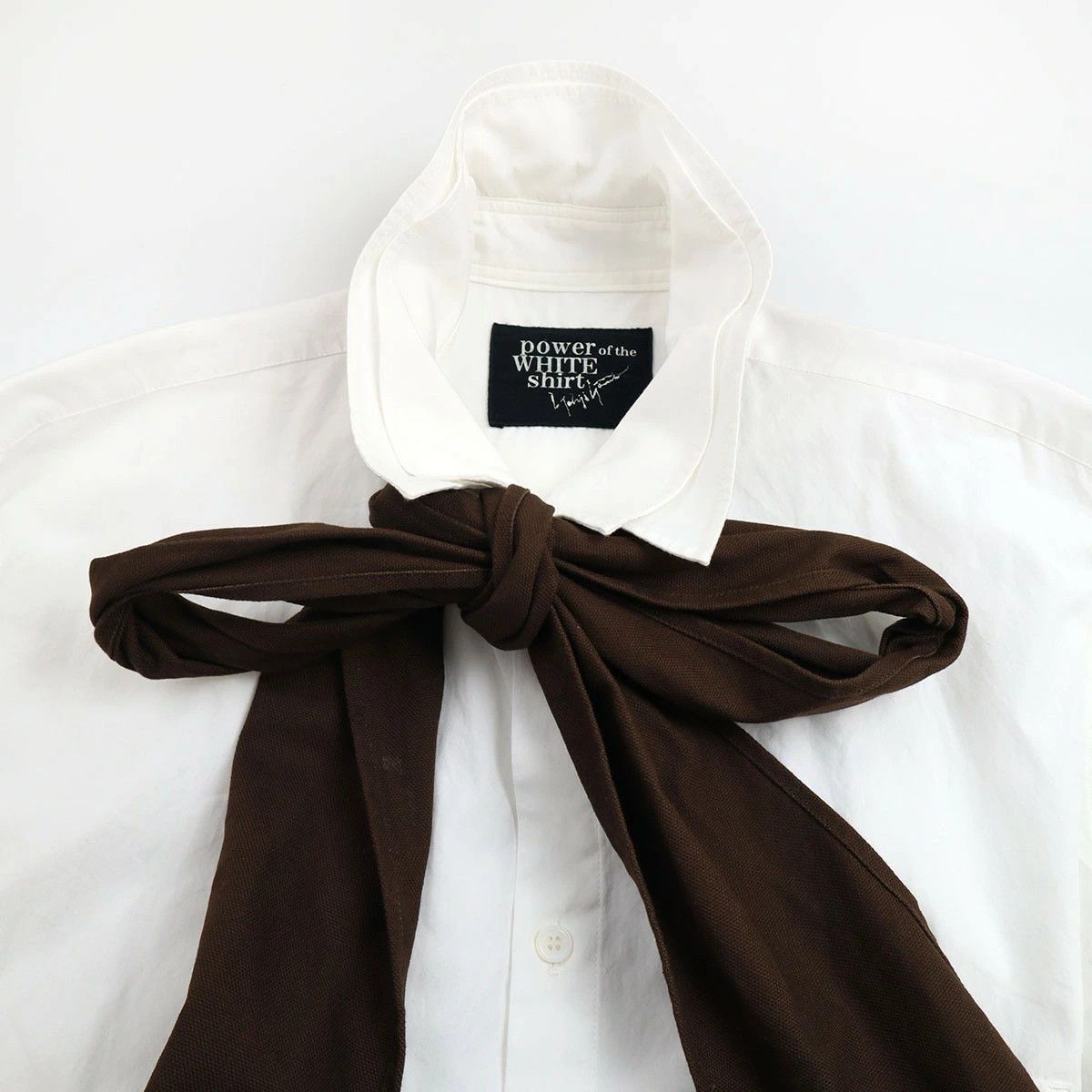 Yohji Yamamoto yohji yamamoto pour homme 22AW blouse shirt with stole Size US L / EU 52-54 / 3 - 8 Thumbnail
