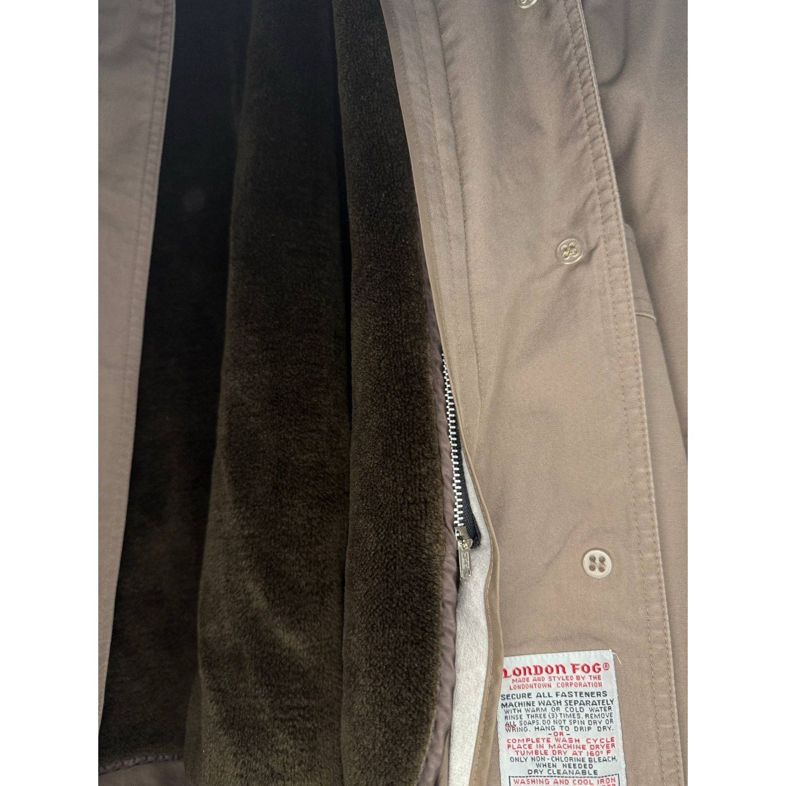 London Fog London Fog Beige Removable Liner Trench Chore Coat Womens 6R Size M / US 6-8 / IT 42-44 - 6 Thumbnail