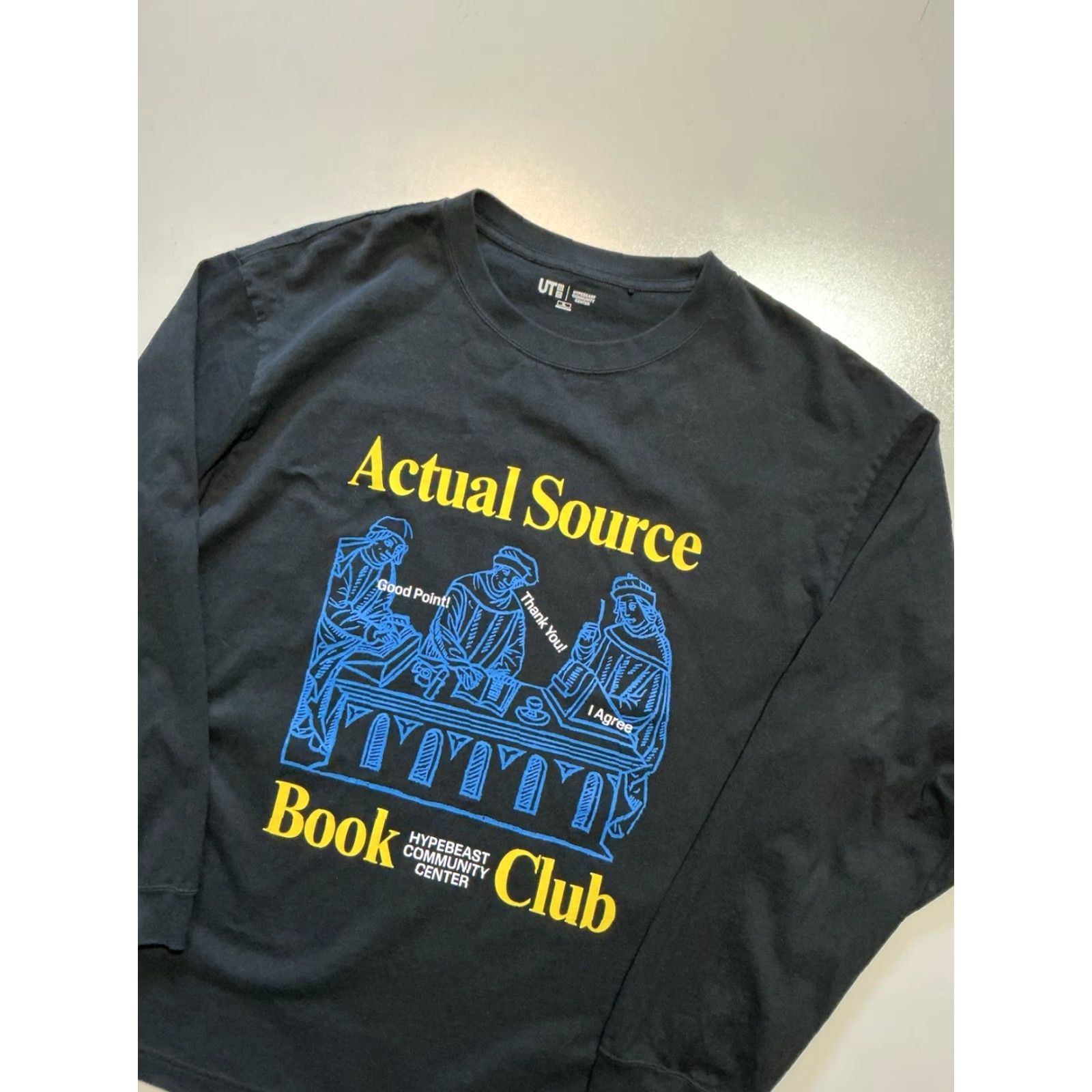 Uniqlo VINTAGE UT Uniqlo X Hypebeast Graphic L/S T-Shirt XL Men Black T-Shirt XL Mens Graphic Hypebeast 2000s 2010s Size US XL / EU 56 / 4 - 3 Thumbnail