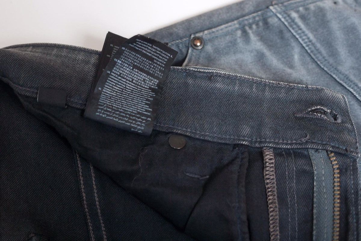 G-Star G-STAR RAW Mens 5620 3D Super Slim W34 L34 Gray Biker Denim Size US 34 / EU 50 - 5 Thumbnail