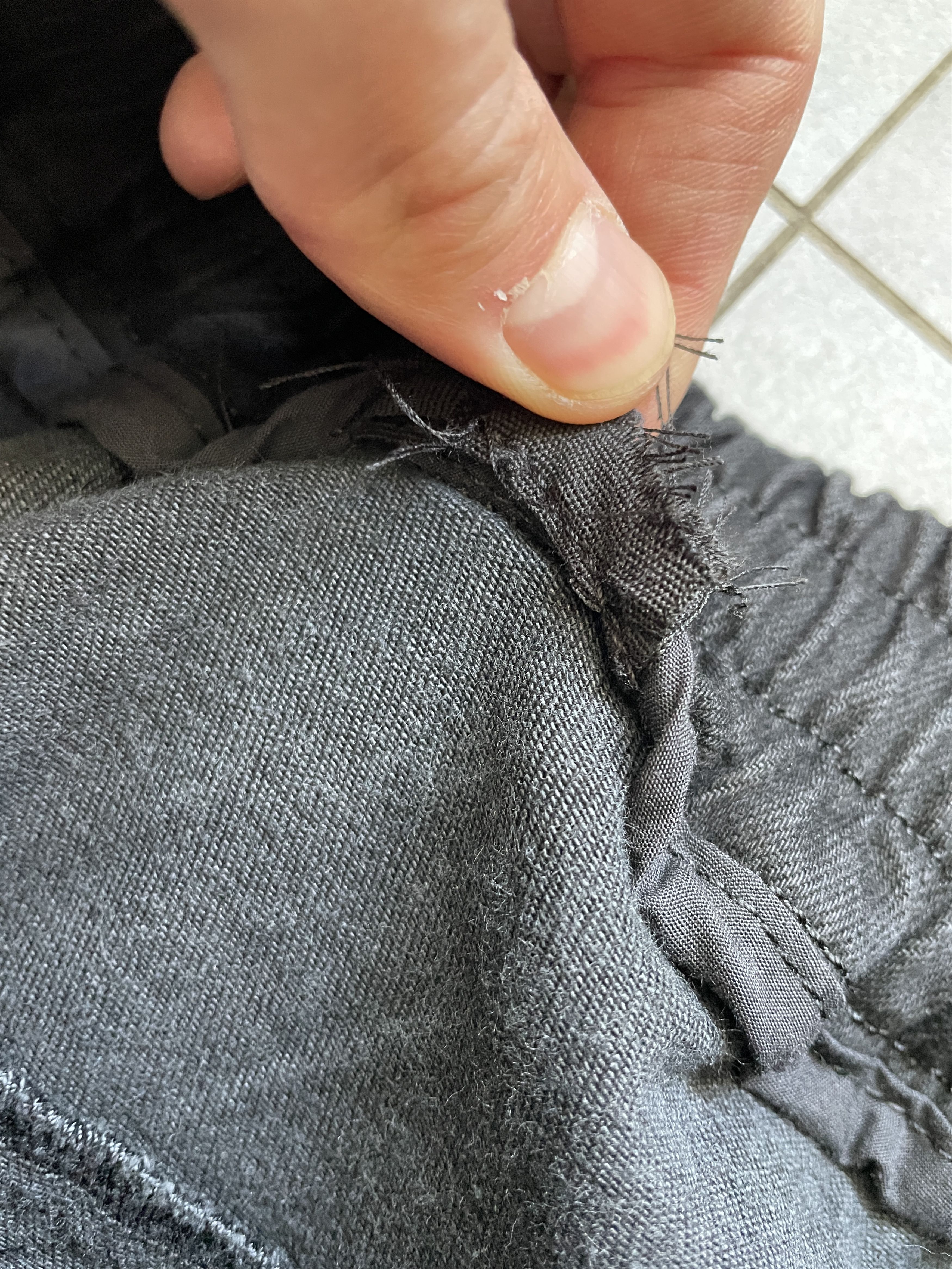 Thom Krom BLACK THOM KROM MT87 DROPPED CROTCH RICK OWENS TYPE PANTS Size US 32 / EU 48 - 6 Thumbnail