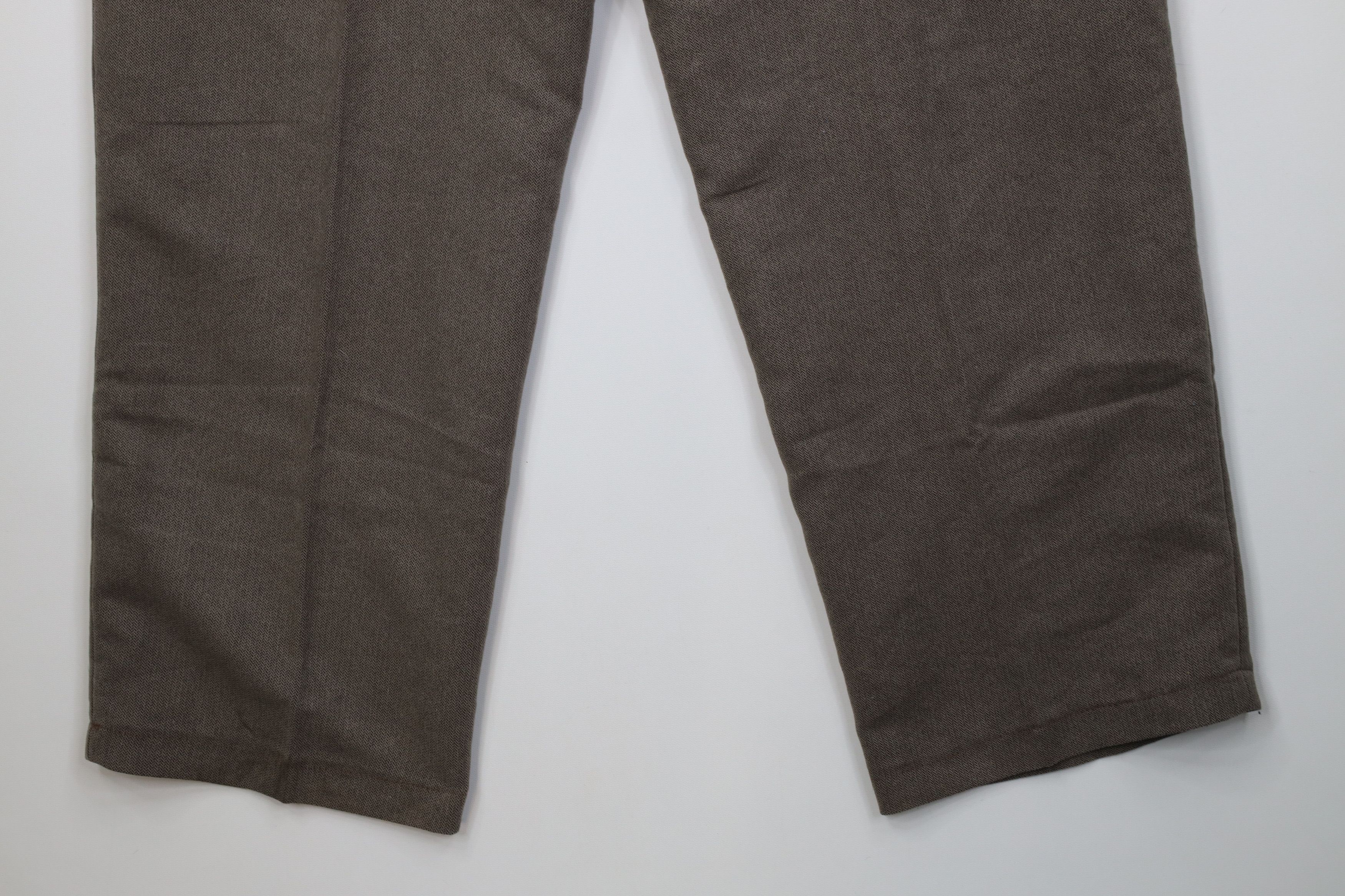 Vintage Vintage 90s Streetwear Herringbone Wide Leg Chino Pants Size US 34 / EU 50 - 12 Thumbnail