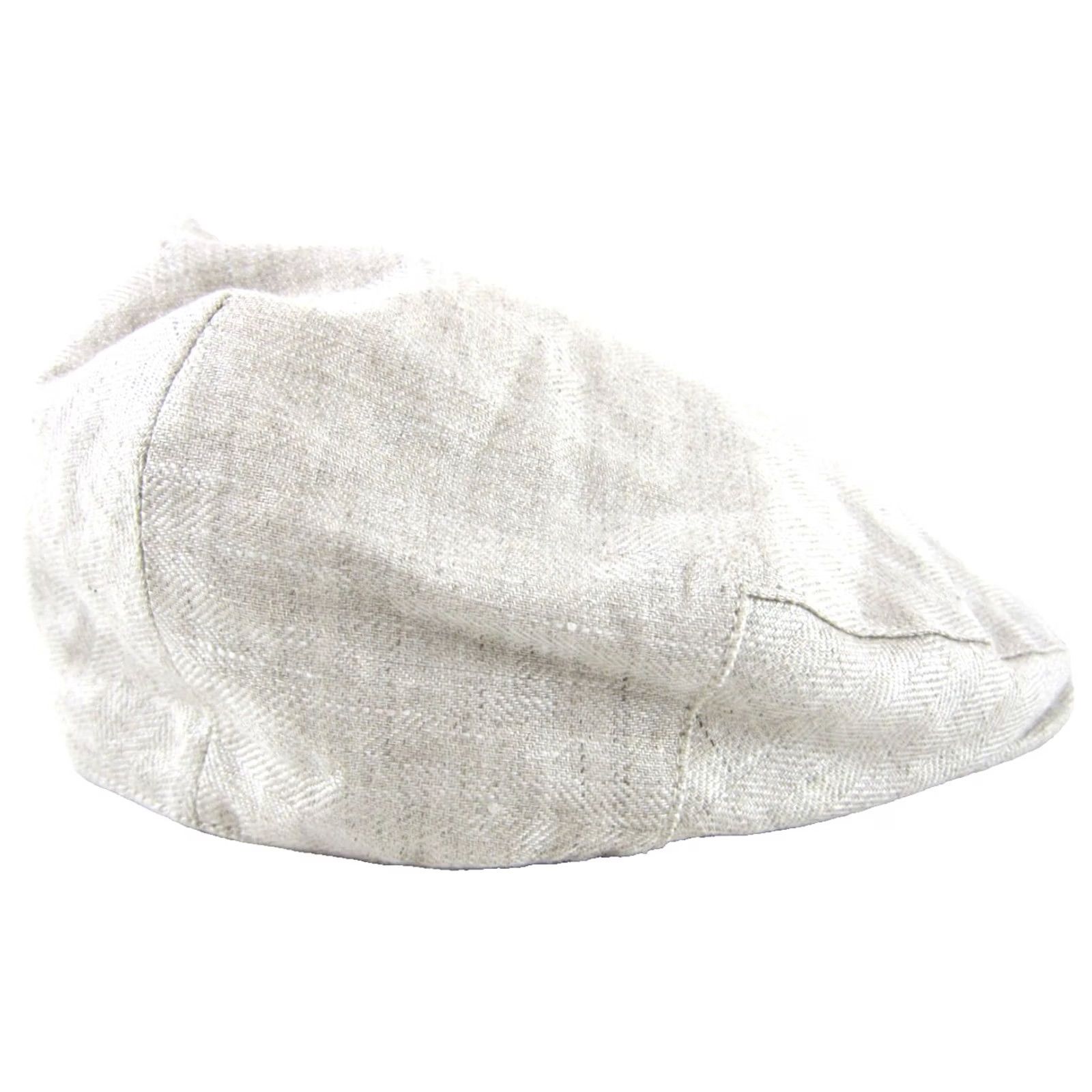 Vintage BOTVELA Linen Ivory Lightweight Breathable Golf Hat 7 1/8 Size ONE SIZE - 7 Thumbnail