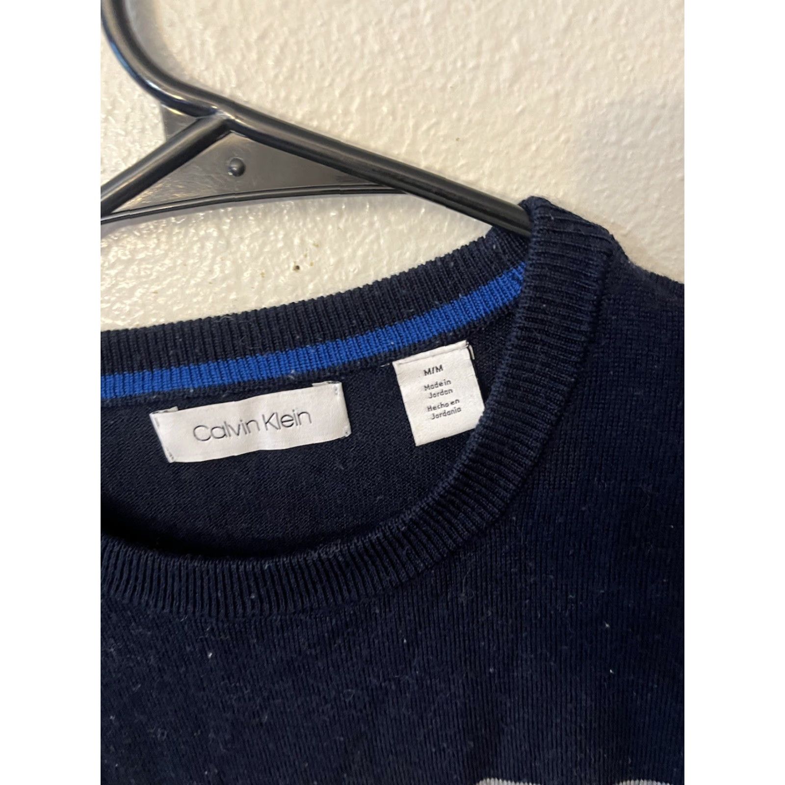 Calvin Klein VINTAGE Calvin Klein Sweater Shirt Kale M Wool Blend 90s Pullover Mens Medium Kale Vintage Mens Size US M / EU 48-50 / 2 - 2 Thumbnail