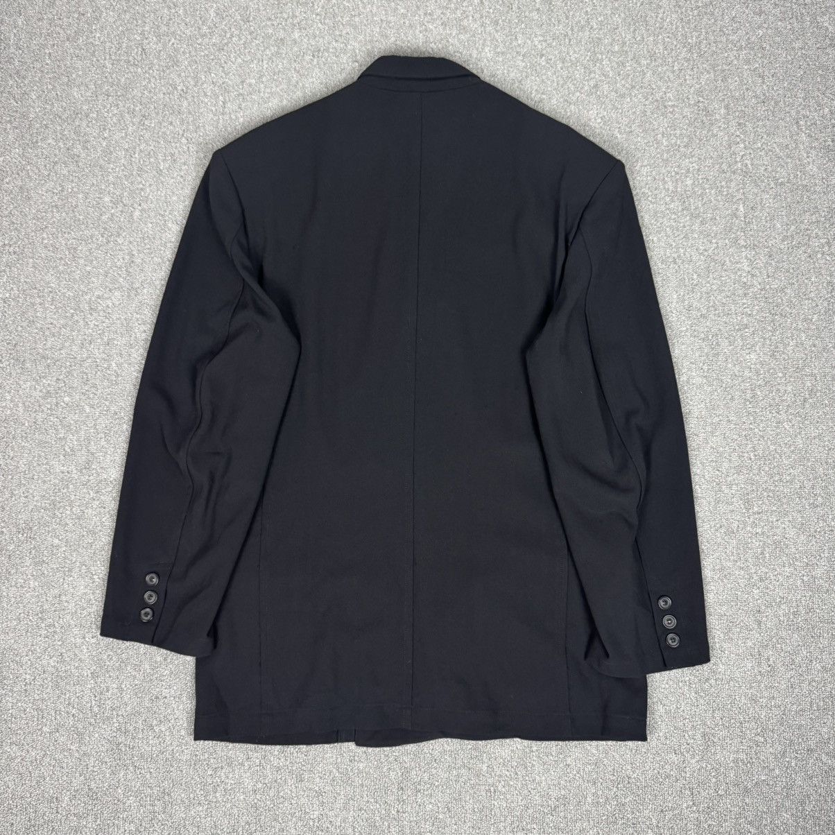Y's × Yohji Yamamoto Y’s - Yohji Yamamoto - Wool Double Breasted Embossed Design Size US M / EU 48-50 / 2 - 6 Thumbnail
