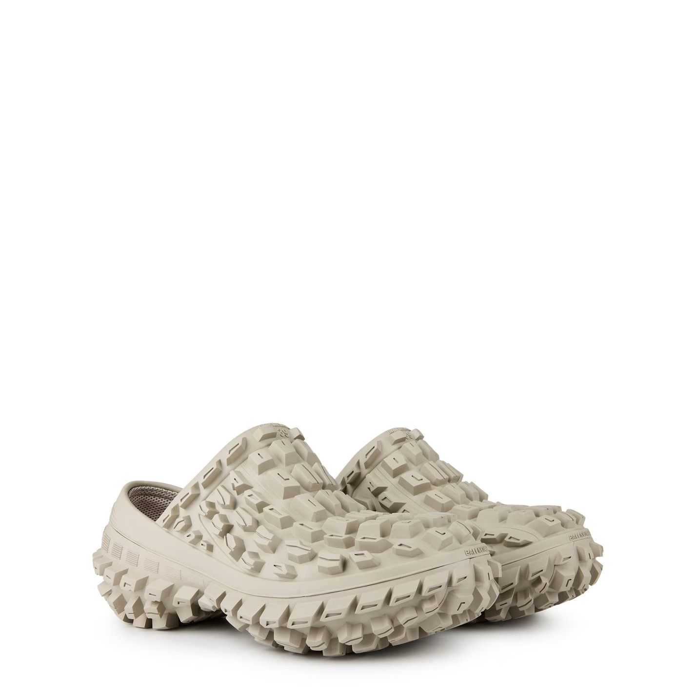 Balenciaga o1g2r1mq0226 Bouncer Clogs In Beige Size US 11 / EU 44 - 3 Thumbnail