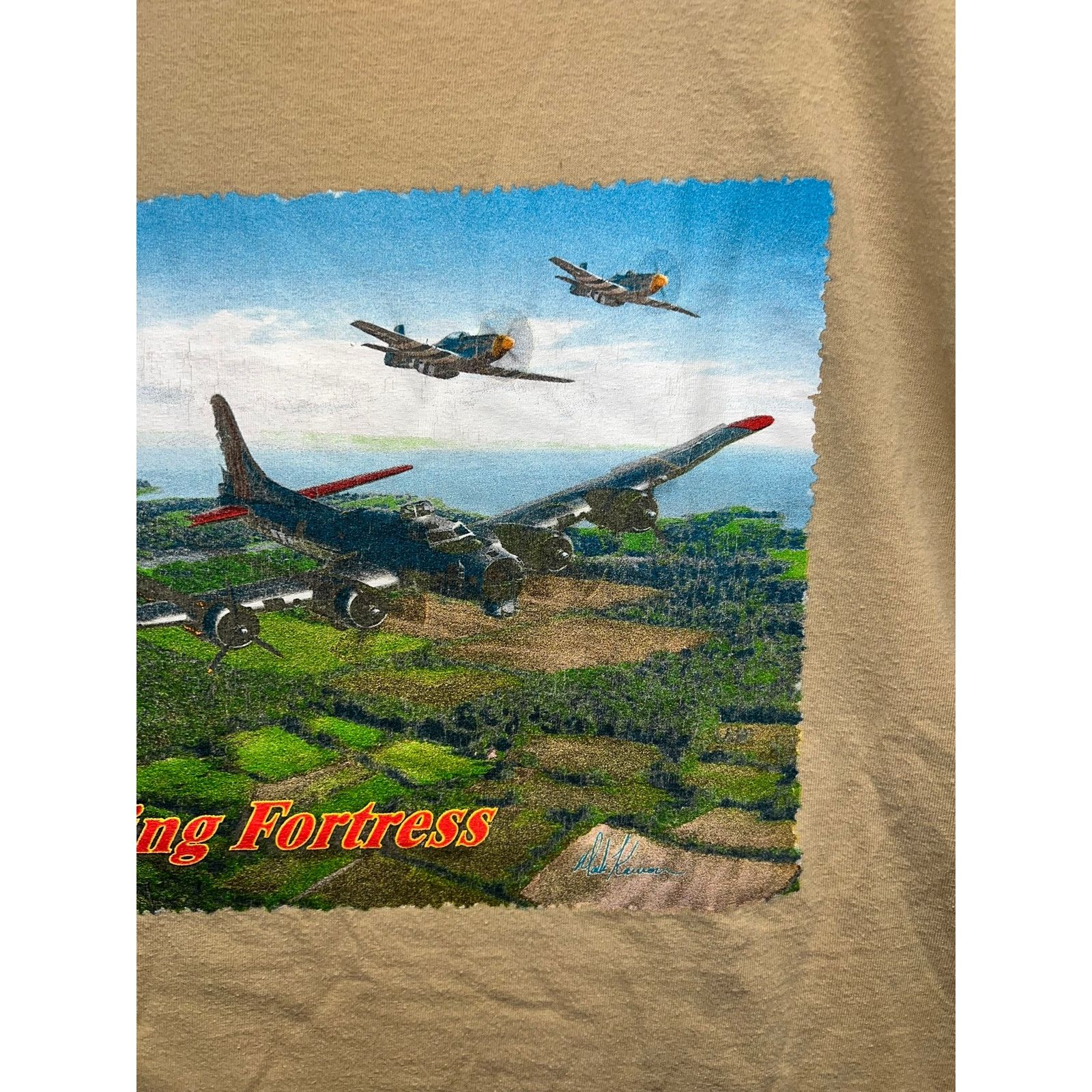Vintage Vintage B-17 Flying Fortress Shirt Air Force Plane VTG XL Size US XL / EU 56 / 4 - 5 Thumbnail