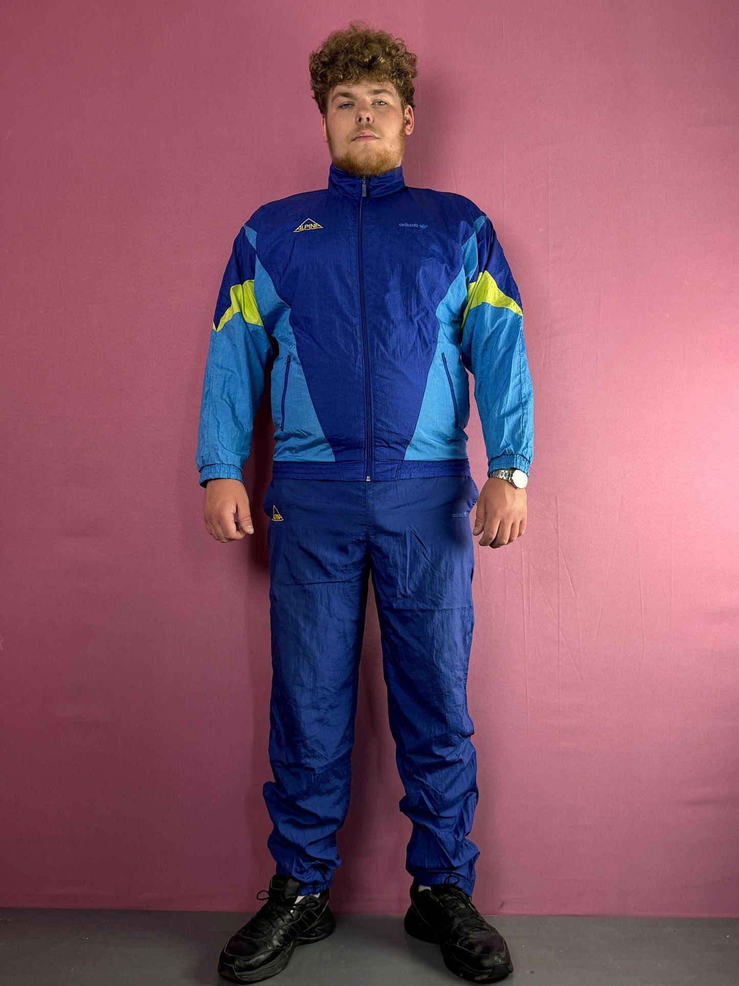 Adidas Adidas x Alpina 80s Tracksuit Set L Jacket & Pants Vintage Size US L / EU 52-54 / 3 - 2 Thumbnail