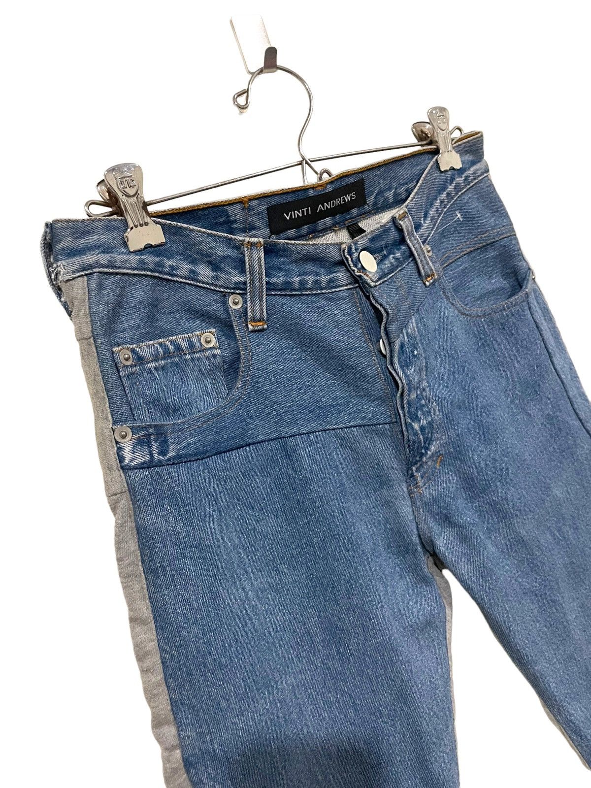 Levi's × Vinti Andrews Vinti Andrews x Levis Collab Rework Distressed Skinny Jeans Size US 28 / EU 44 - 6 Thumbnail
