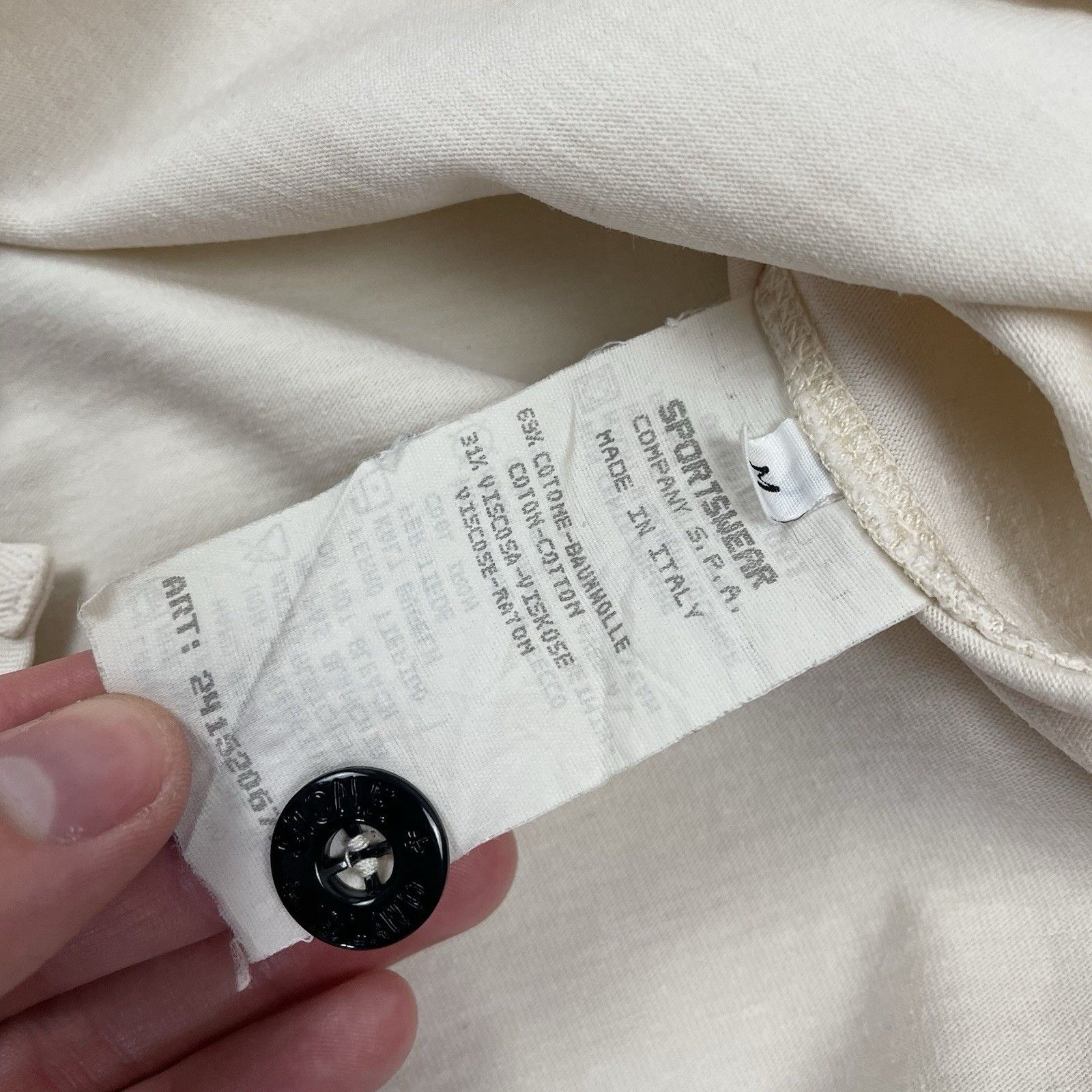 Stone Island Vintage Stone Island Marina Polo Shirt 1996 Polo Top M Size US M / EU 48-50 / 2 - 5 Thumbnail