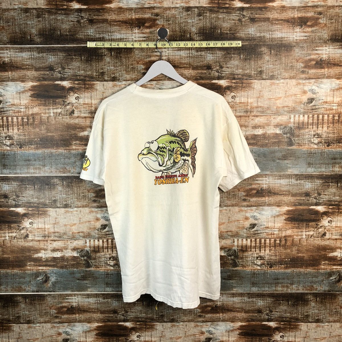 Japanese Brand × Vintage Field By Yoshiba-En fishing vintage White T-Shirt #A1908 Size US L / EU 52-54 / 3 - 1 Thumbnail