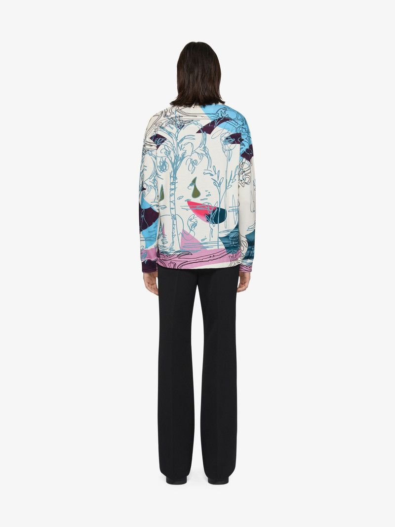 Givenchy o1w1db10326 Regular Long Sleeve T-Shirt in Multicolor Size US M / EU 48-50 / 2 - 3 Thumbnail