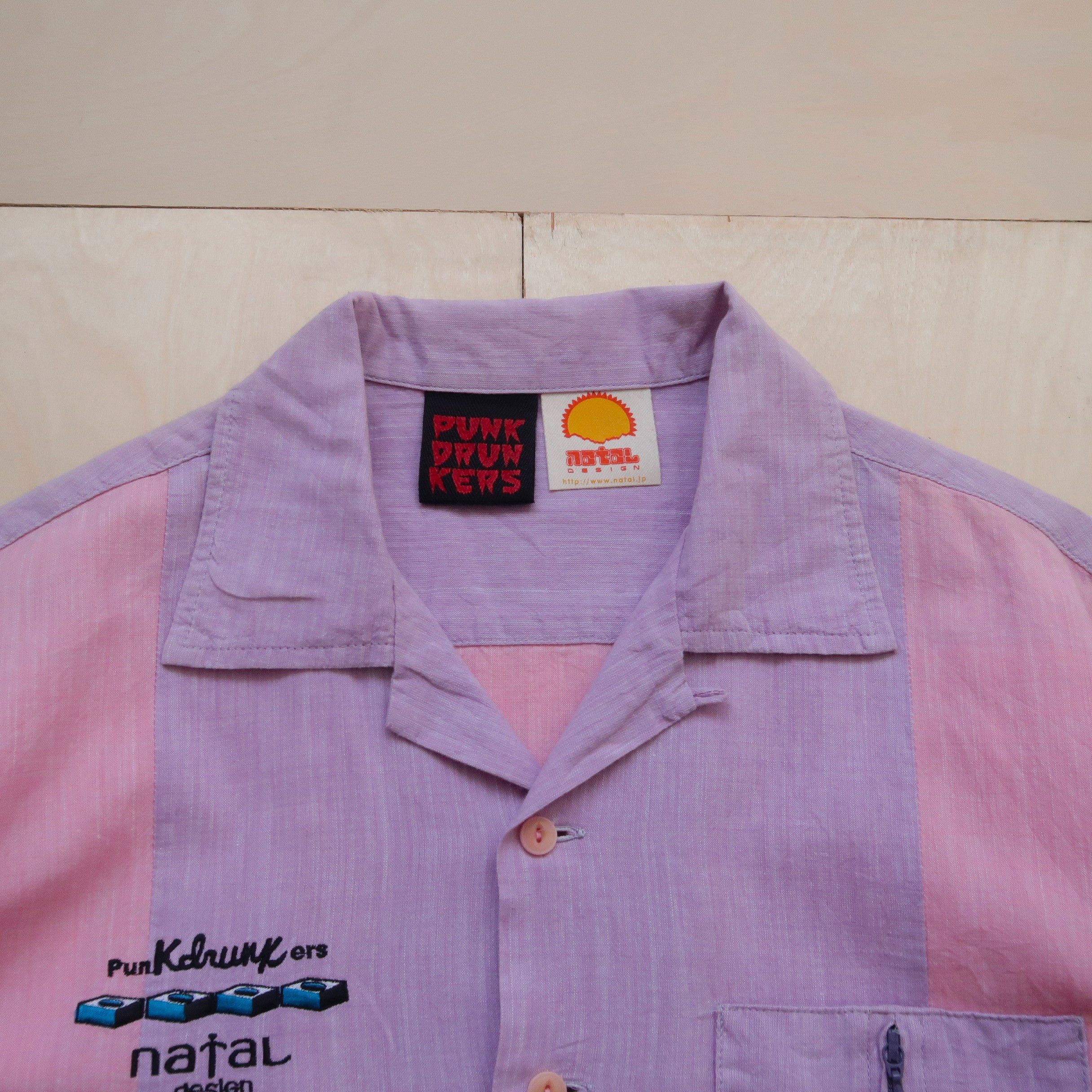 14th Addiction 1990s Punk Drunkers Natal Design Patchwork Shirt Size US M / EU 48-50 / 2 - 3 Thumbnail