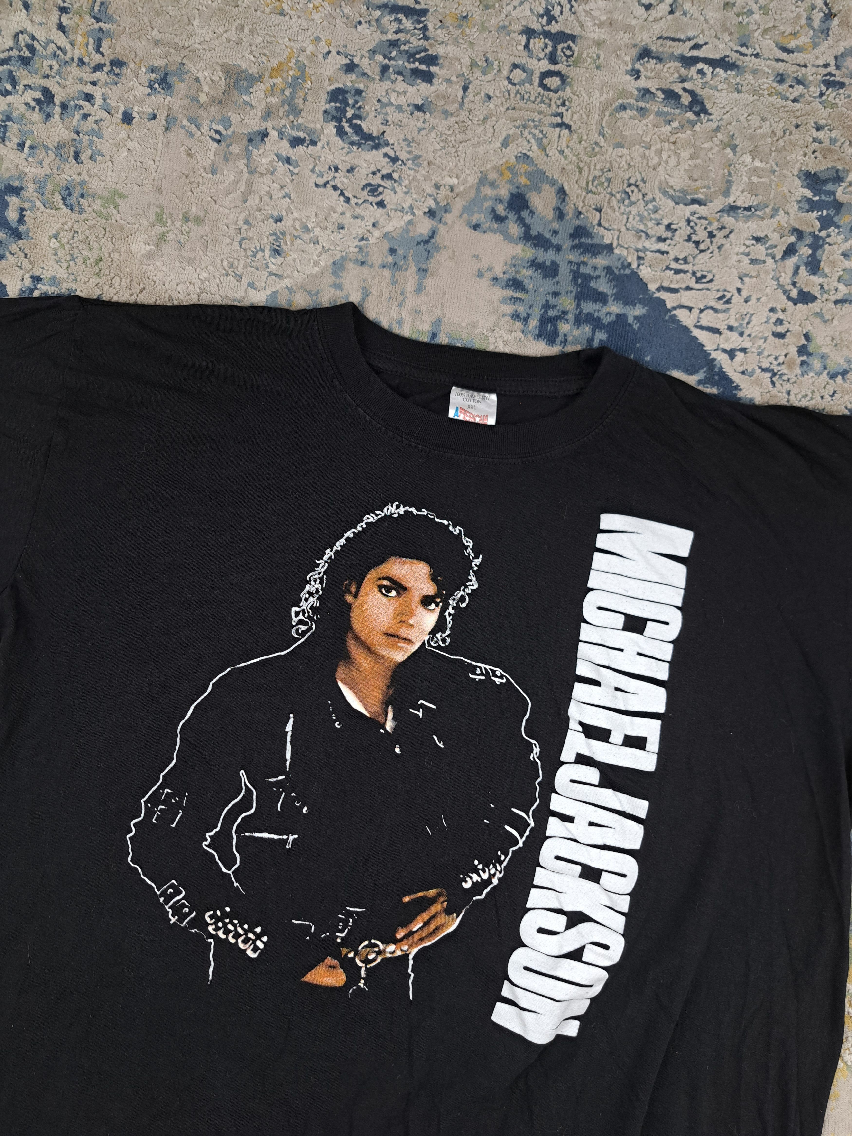 Band Tees Vintage 90s Michael Jackson Tee Band Rock Pop Thriller Size US L / EU 52-54 / 3 - 2 Thumbnail