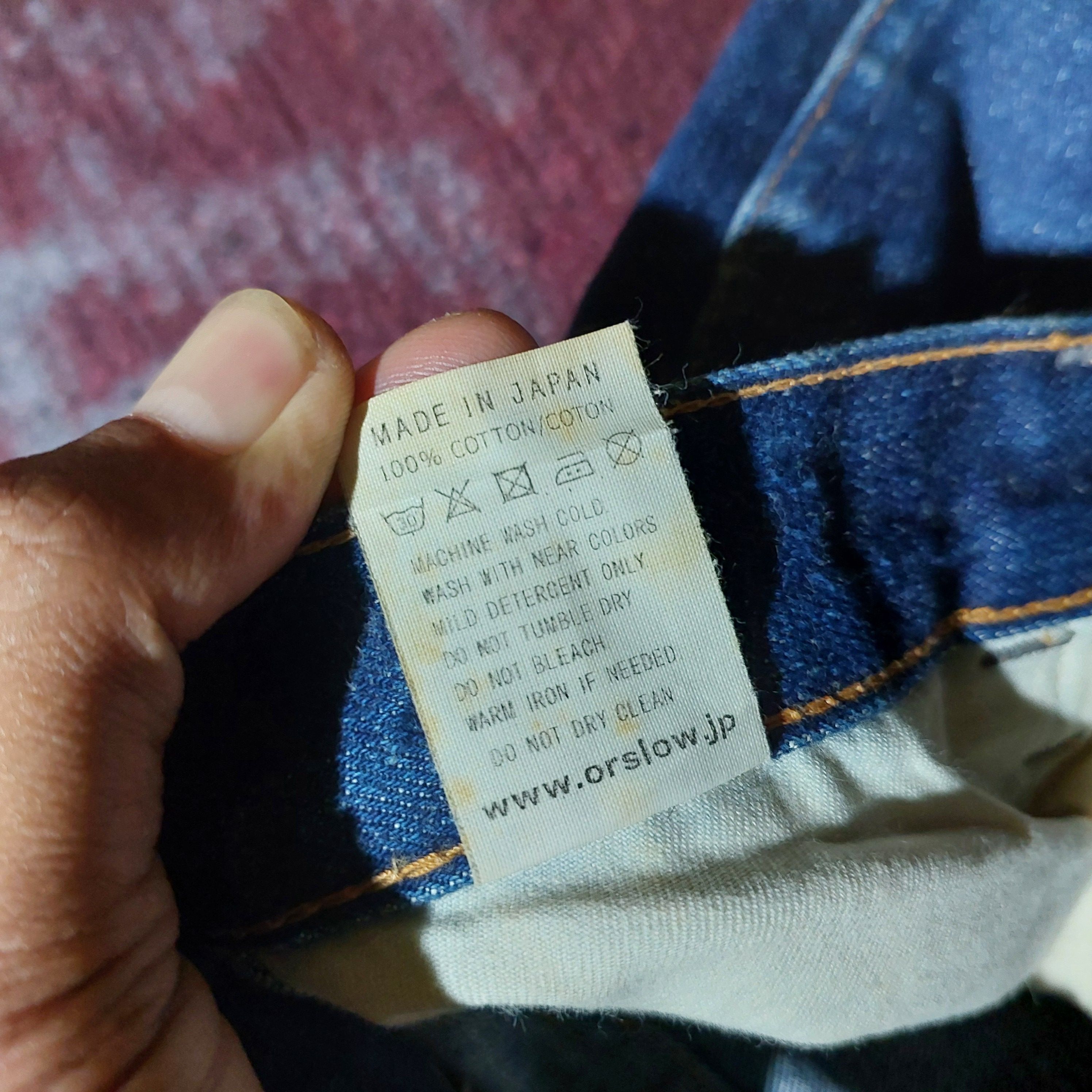 Orslow Or Slow Japanese blue denim Size US 30 / EU 46 - 11 Thumbnail