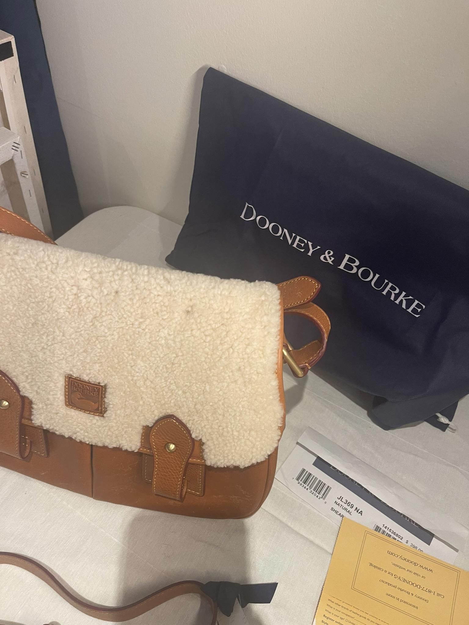 Dooney & Bourke Dooney & Bourke Shearling Saddlebag Size ONE SIZE - 6 Thumbnail