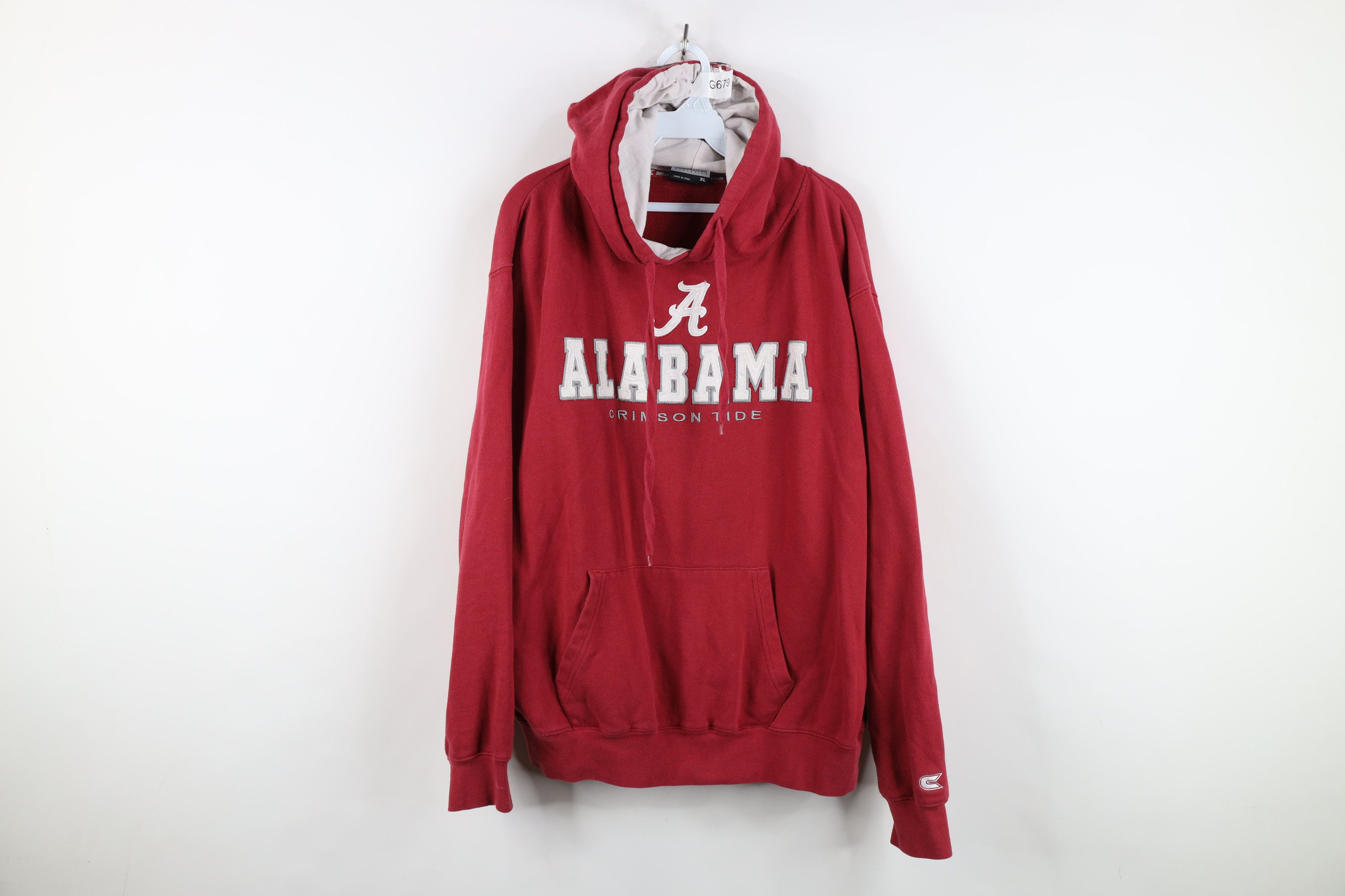 Vintage Vintage Spell University of Alabama Hoodie Sweatshirt Red Size US XL / EU 56 / 4 - 1 Thumbnail