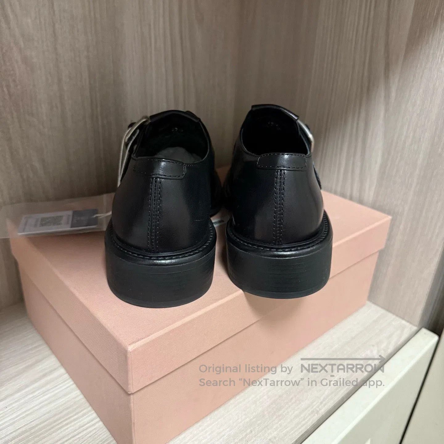 Miu Miu MiuMiu Retro Loafers Size 37.5. Size US 6.5 / IT 36.5 - 3 Thumbnail