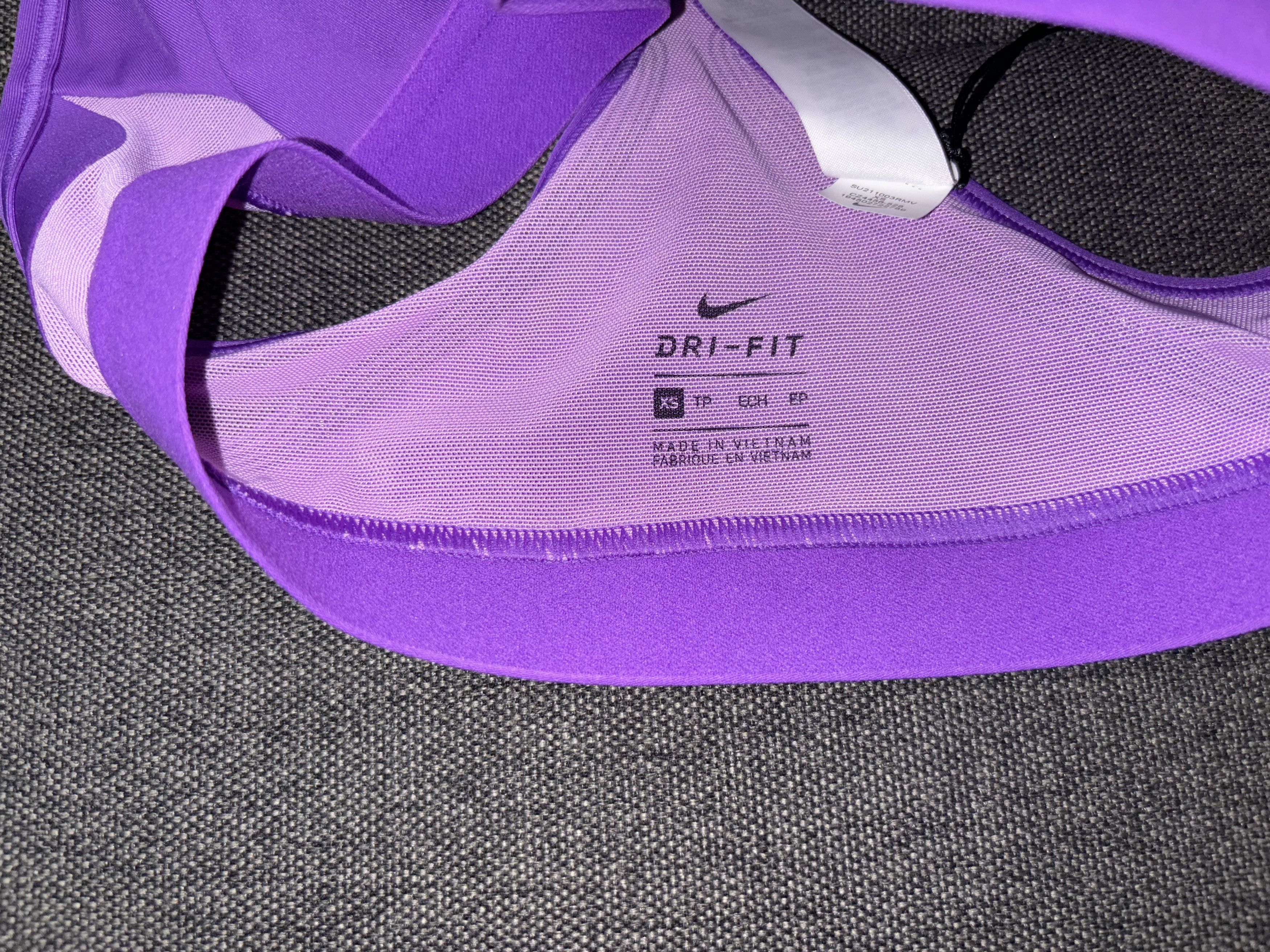 Nike Nike Indy Bra and Dri-Fit Shorts Set Purple Size XS Size 22" - 8 Thumbnail