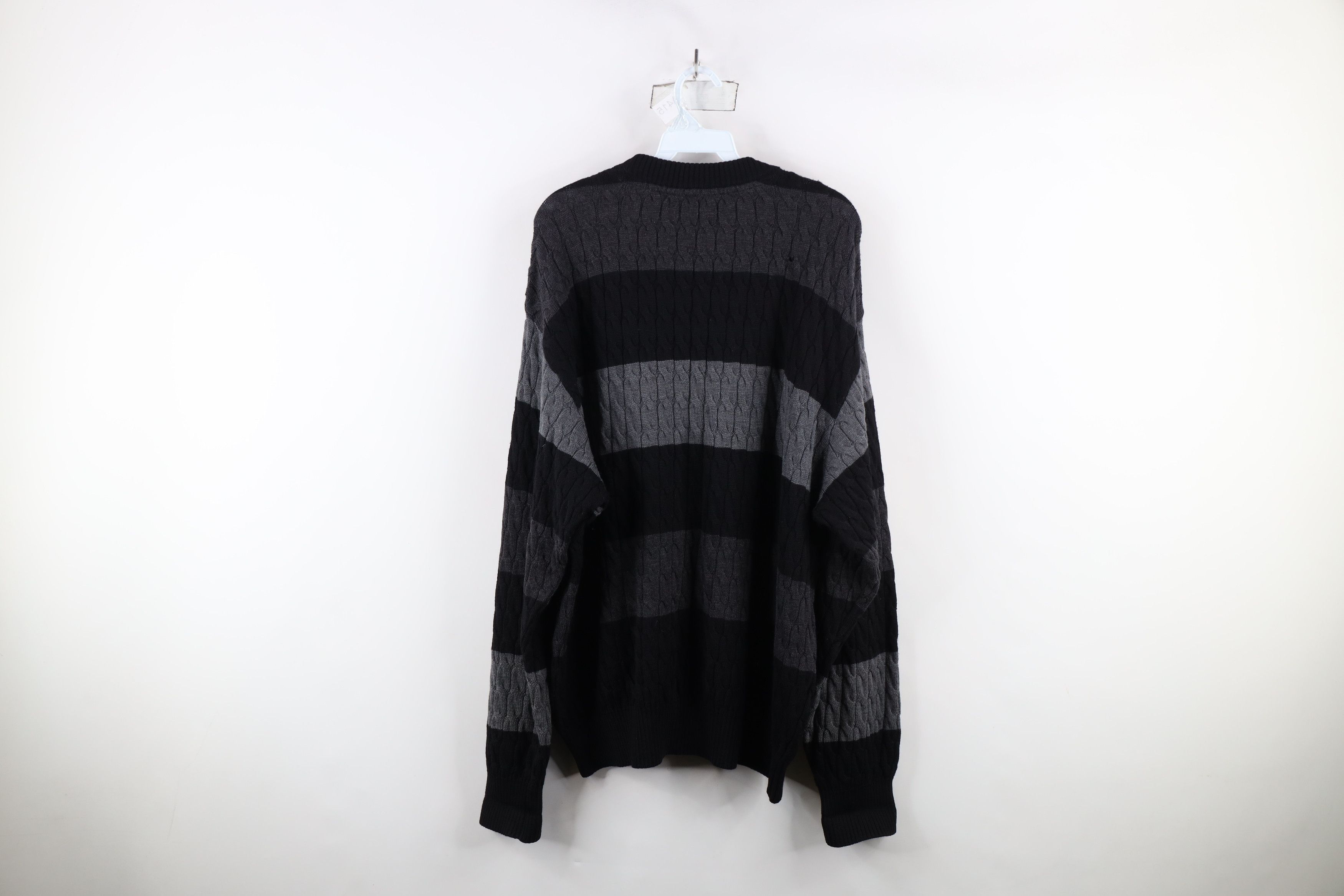 Paul & Shark × Vintage Paul & Shark Yachting Block Chunky Cable Knit Sweater Wool Size US L / EU 52-54 / 3 - 9 Thumbnail