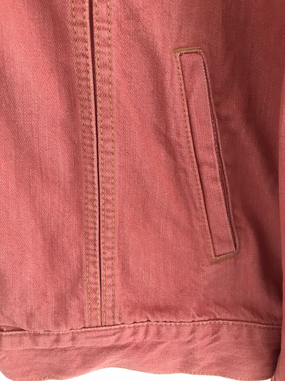 Uniqlo Uniqlo Raspberry Denim Jacket Size US L / EU 52-54 / 3 - 22 Thumbnail