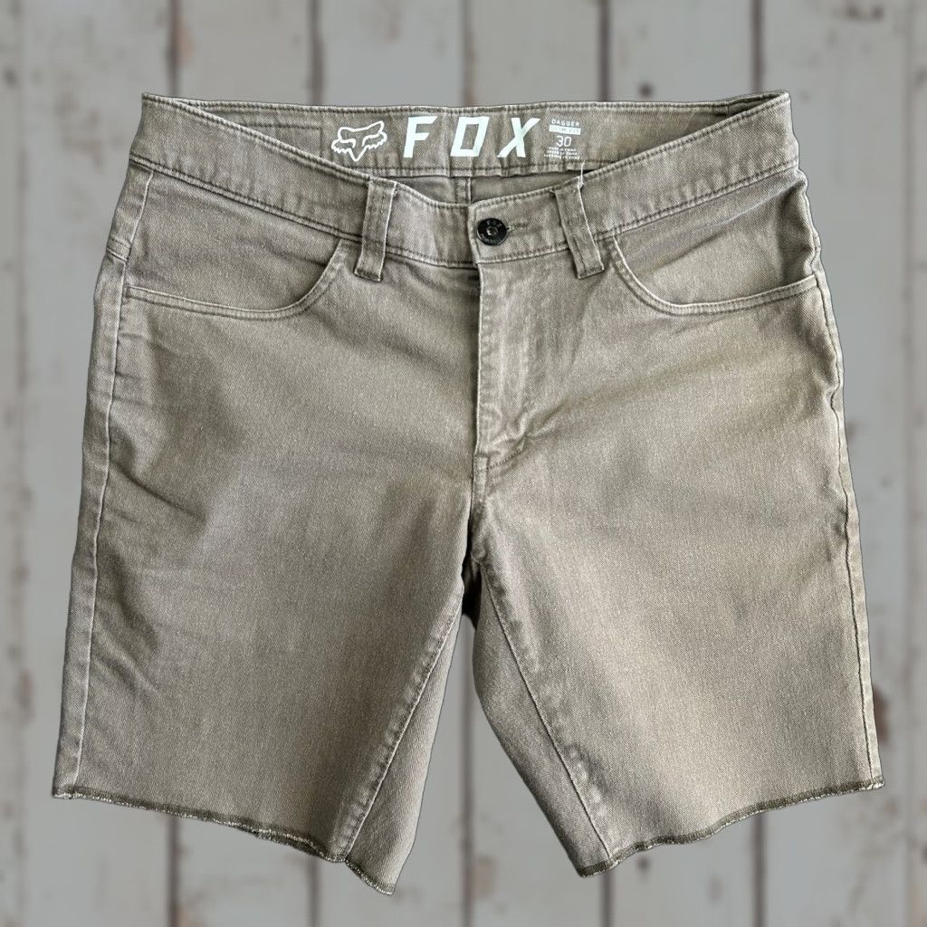 Fox Racing Fox Racing Shorts Dagger Slim Fit Brown 30 Casual Chino Mens Regular Size 30 Brown Pockets Slash Front Flat Front Zip Pocket Size US 30 / EU 46 - 1 Thumbnail