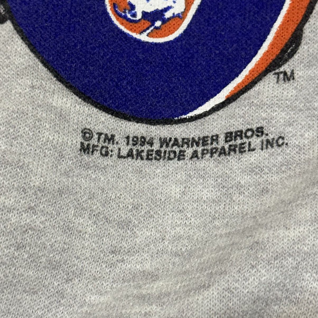 Vintage 1994 Denver Broncos Taz Sweatshirt Looney Tunes NFL