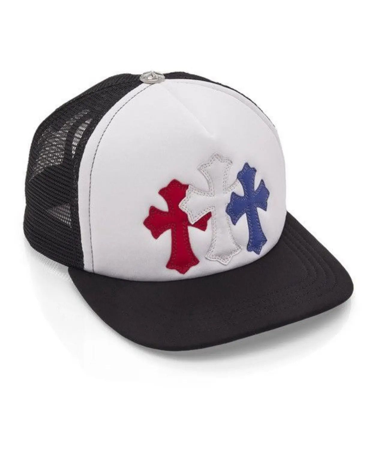 Chrome Hearts Chrome hearts trucker hat cross patches red/white/blue Size ONE SIZE - 2 Thumbnail