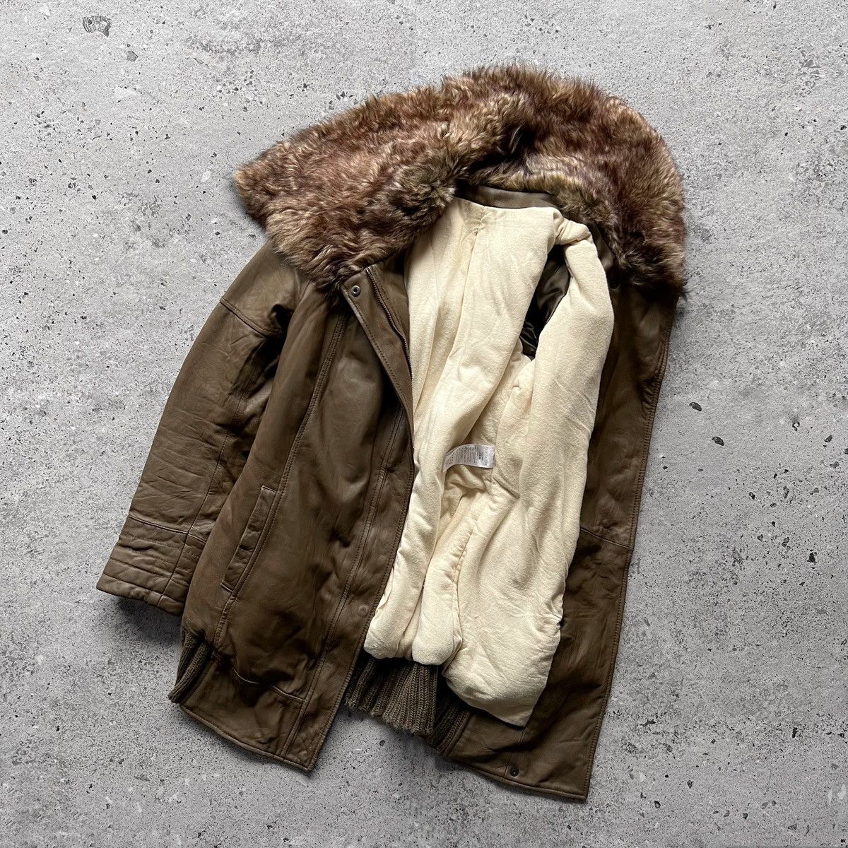 Leather × Patrizia Pepe Patrizia Pepe Lamb Leather Coat Jacket Sheepskin Fur Collar Size S / US 4 / IT 40 - 5 Thumbnail