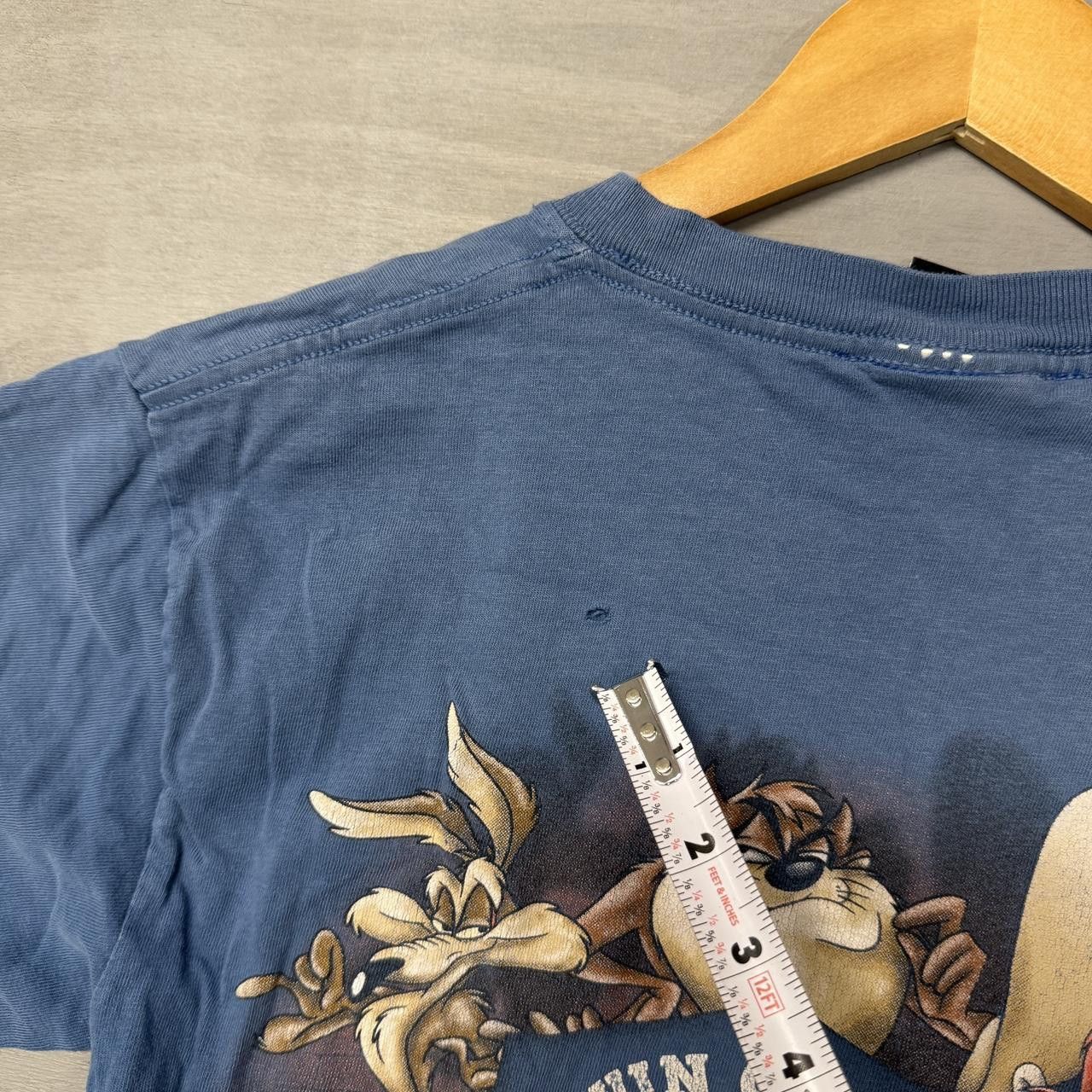 Harley Davidson Vintage Harley Davidson Looney Tunes Blue Faded Shirt Small Size US S / EU 44-46 / 1 - 7 Thumbnail