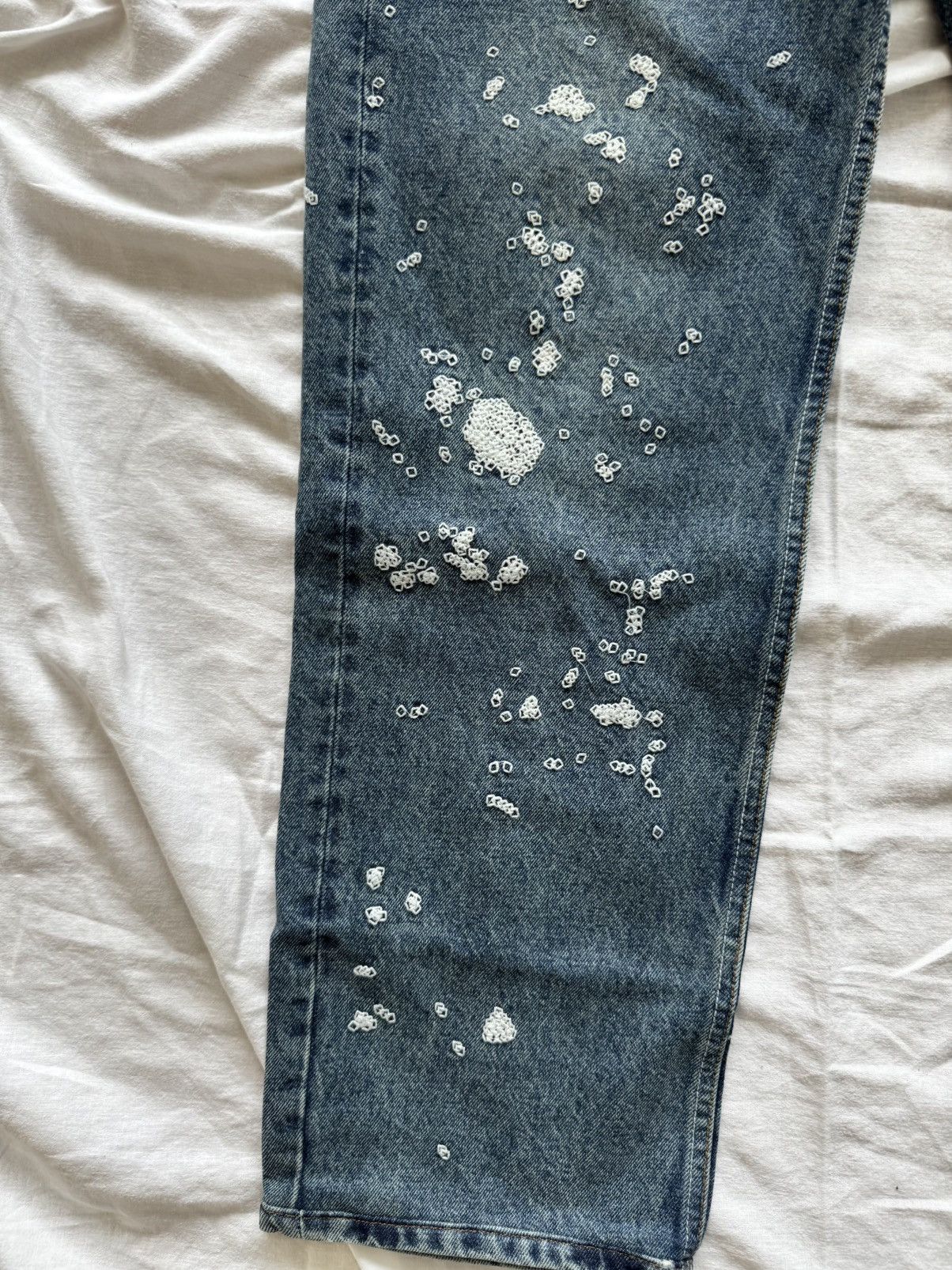 Fugazi Fugazi paint splatter stitch pants 32x29 Size US 32 / EU 48 - 2 Thumbnail