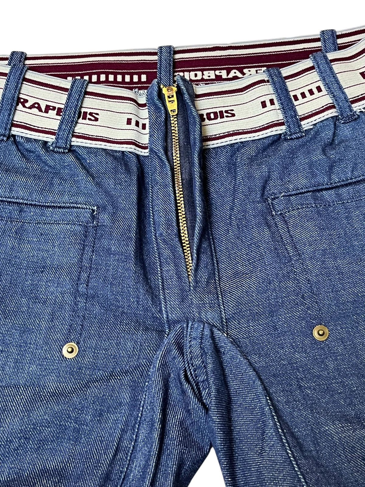 Issey Miyake ICONIC🔥FRAPBOIS ISSEY MIYAKE STRETCH COTTON JEANS Size US 30 / EU 46 - 10 Thumbnail