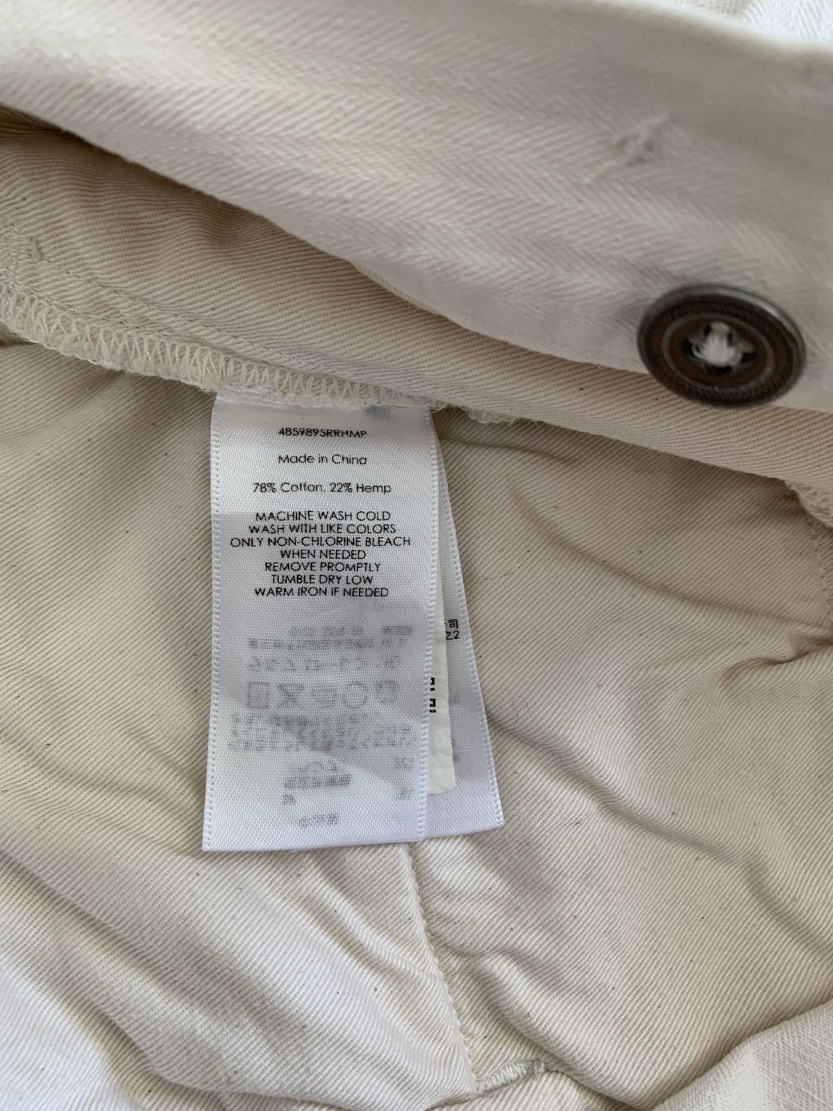 RRL Ralph Lauren RRL Military Double Knee HBT Buckle Back Pants Size US 34 / EU 50 - 7 Thumbnail