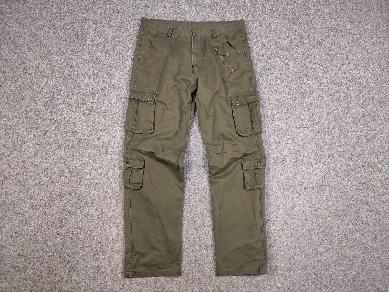 Japanese Brand Vintage Japanese Multi Pocket Cargo Pants Y2K Travis Style Size US 36 / EU 52 - 6 Thumbnail