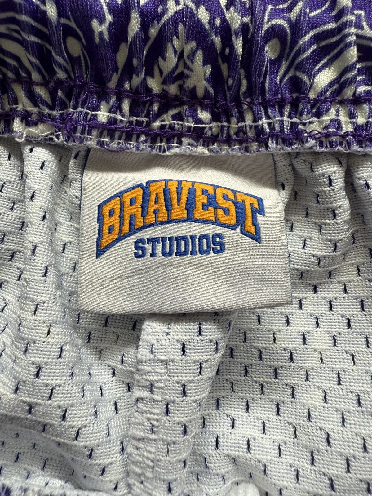 Bravest Studios Bravest Studies Purple Paisley Shorts Size US 28 / EU 44 - 3 Thumbnail