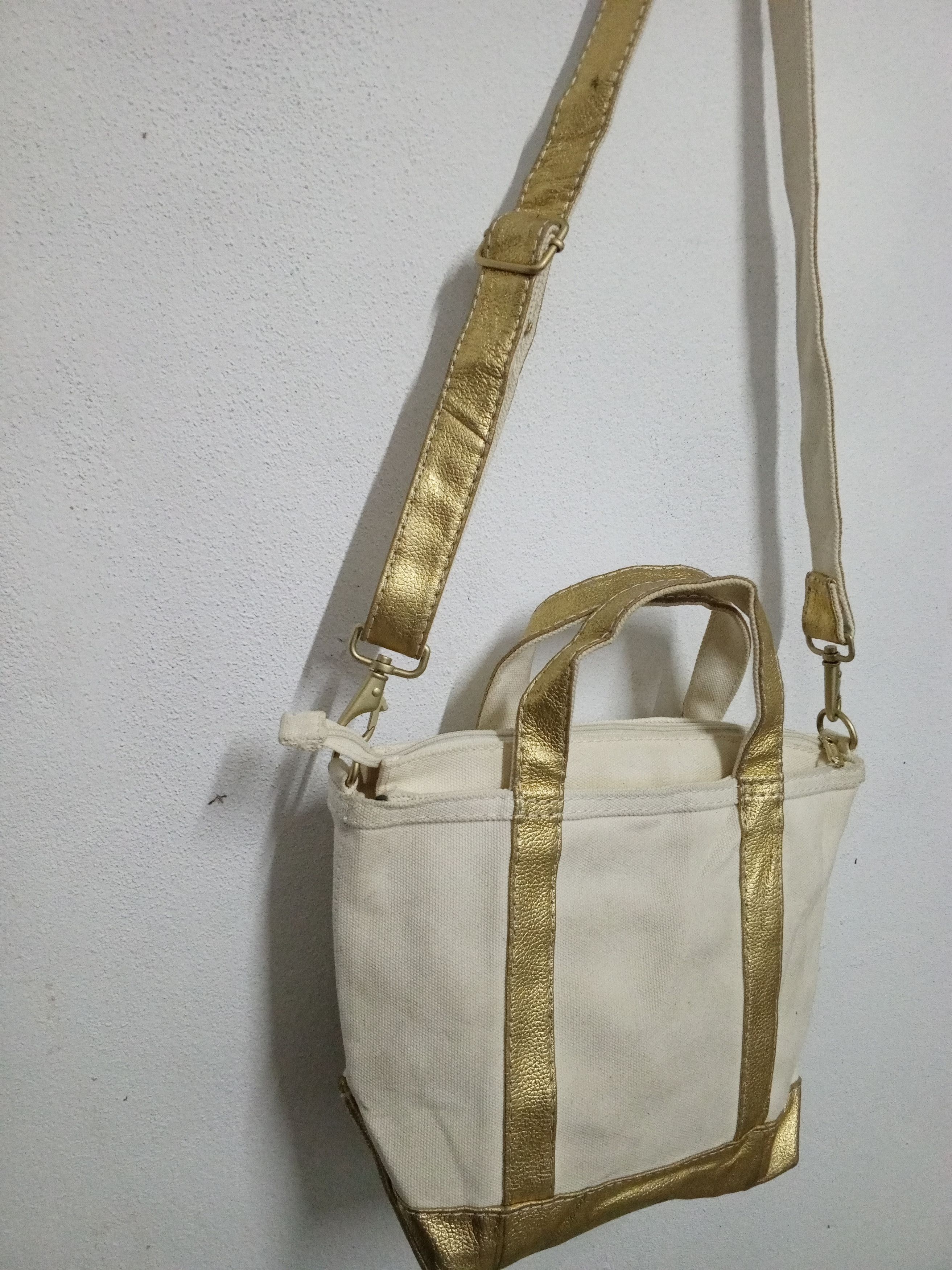 L.L. Bean L.L.BEAN TOTE 2WAY BAG GOLD Size ONE SIZE - 2 Thumbnail