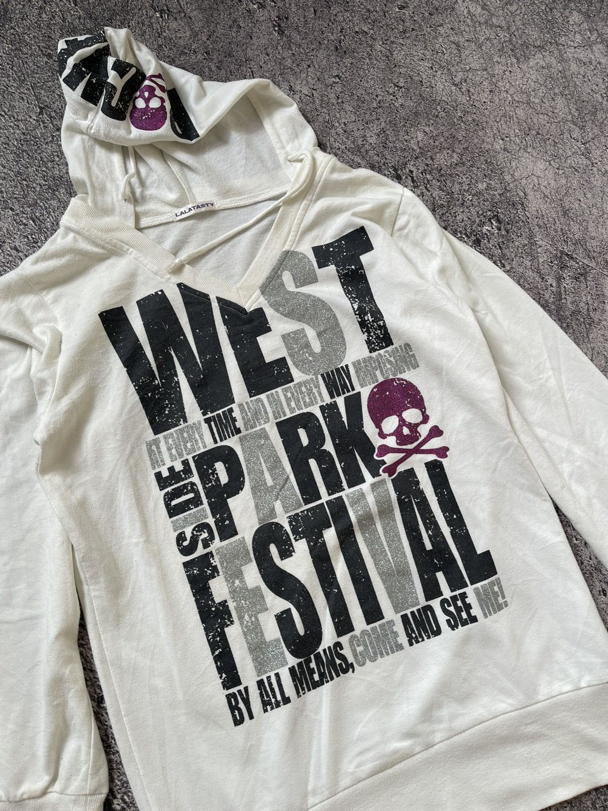 Japanese Brand Y2K Lalatasty skull ifsixwasnine hoodie Size US M / EU 48-50 / 2 - 2 Thumbnail