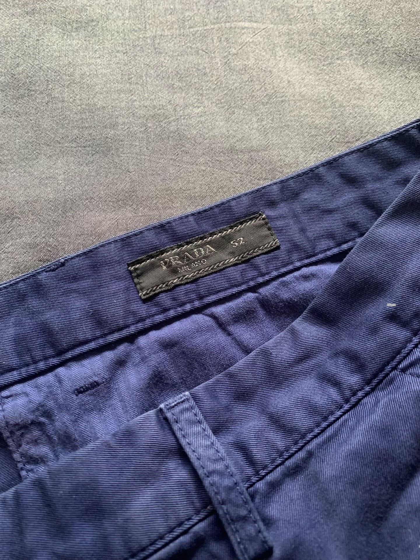 Prada Prada Dark Blue Cargo Shorts Size US 32 / EU 48 - 3 Thumbnail
